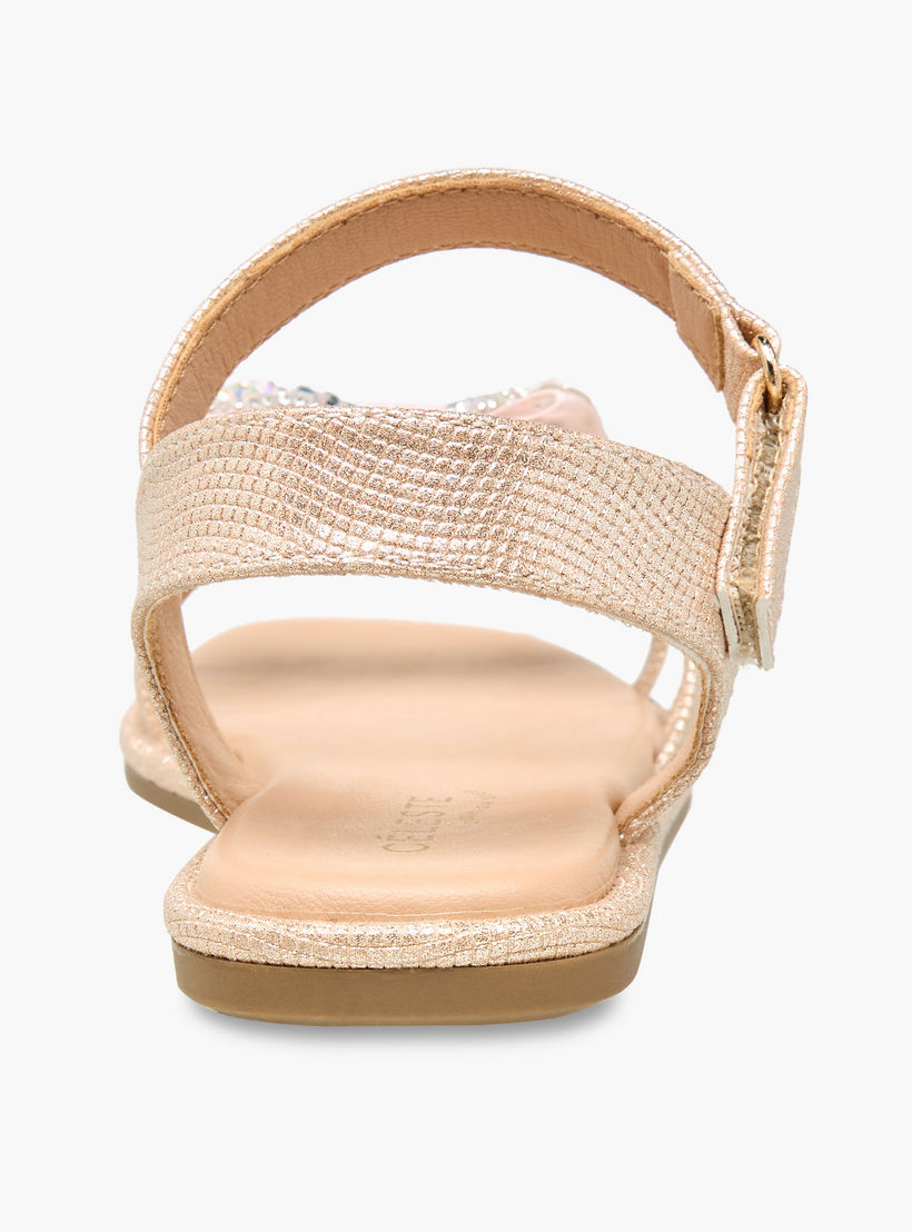 صندل مسطح مزين بفيونكة للبنات من سيليست-girls-shoes-sandals-image-4