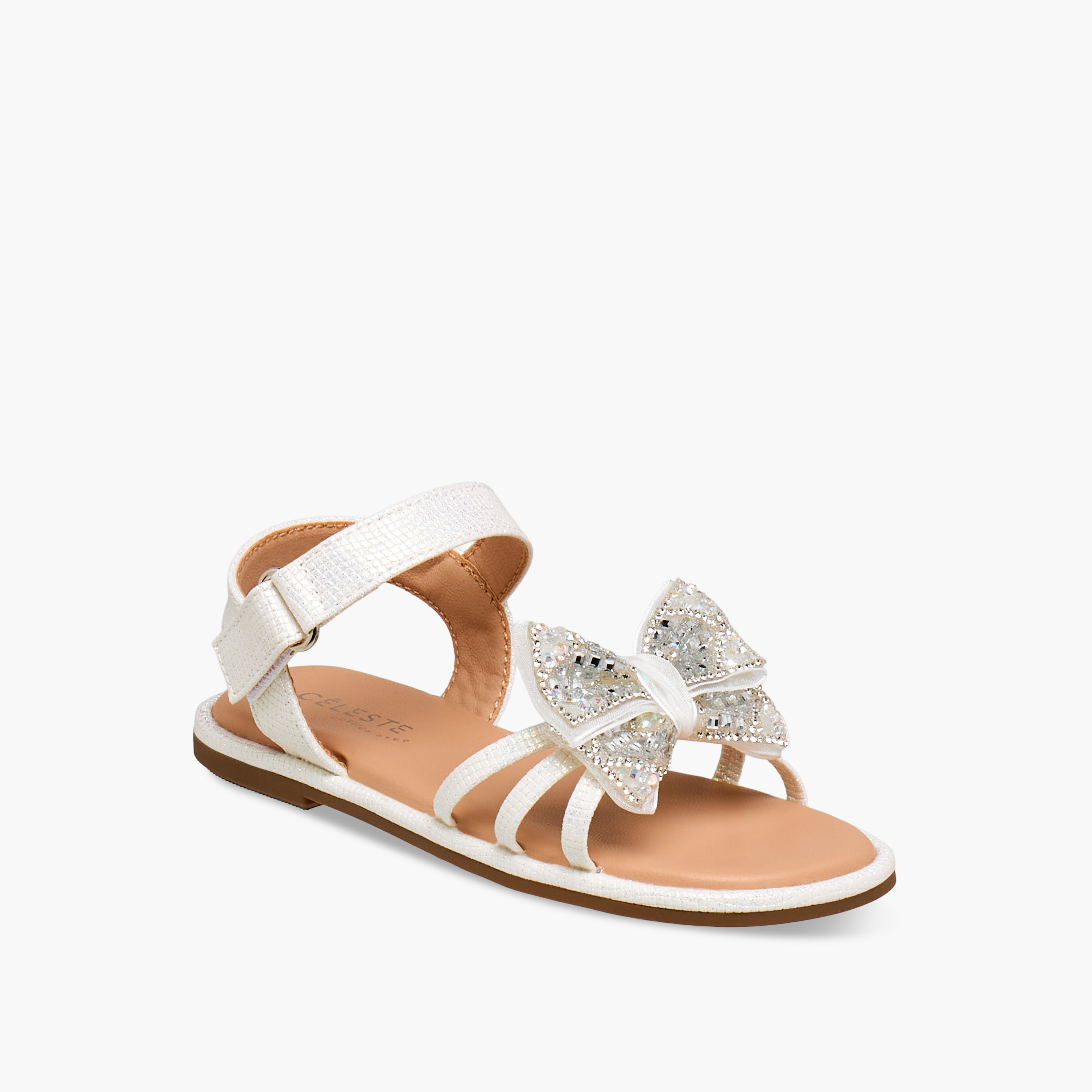 صندل مسطح مزين بفيونكة للبنات من سيليست-girls-shoes-sandals-image-2