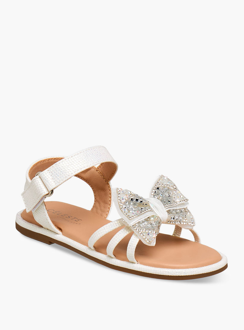 صندل مسطح مزين بفيونكة للبنات من سيليست-girls-shoes-sandals-image-2