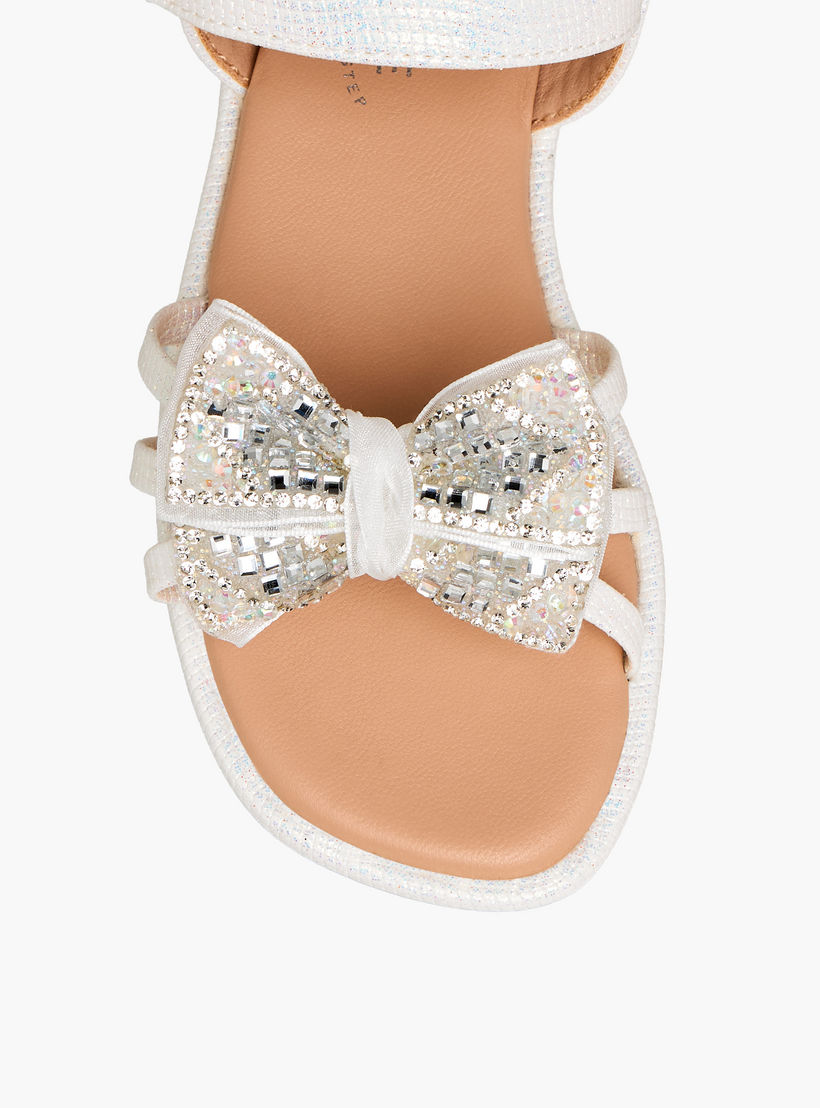 صندل مسطح مزين بفيونكة للبنات من سيليست-girls-shoes-sandals-image-4