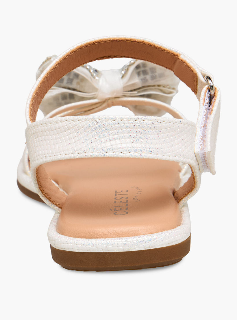 صندل مسطح مزين بفيونكة للبنات من سيليست-girls-shoes-sandals-image-5