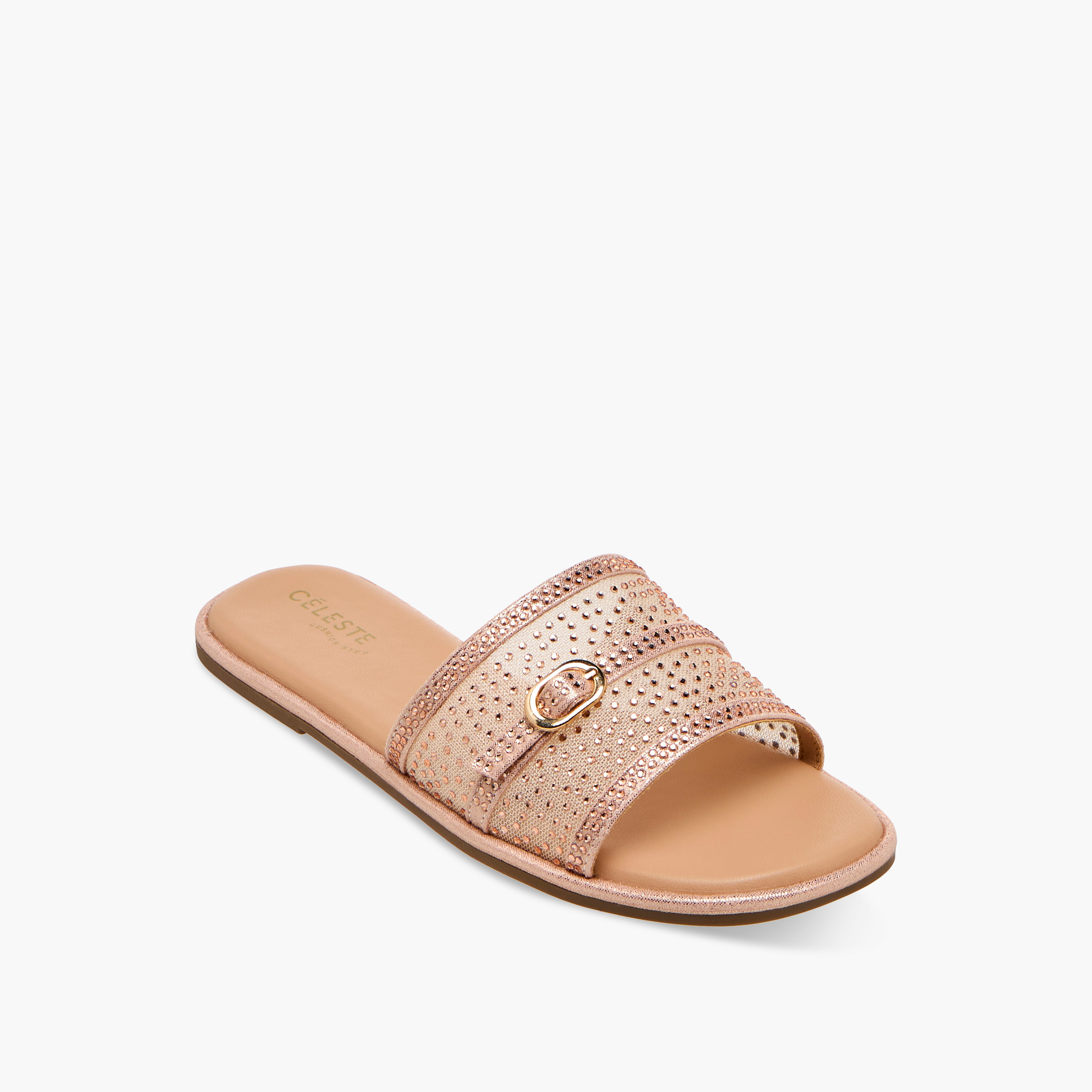 Celeste Girls Embellished Slide Sandals-girls-shoes-sandals-image-2