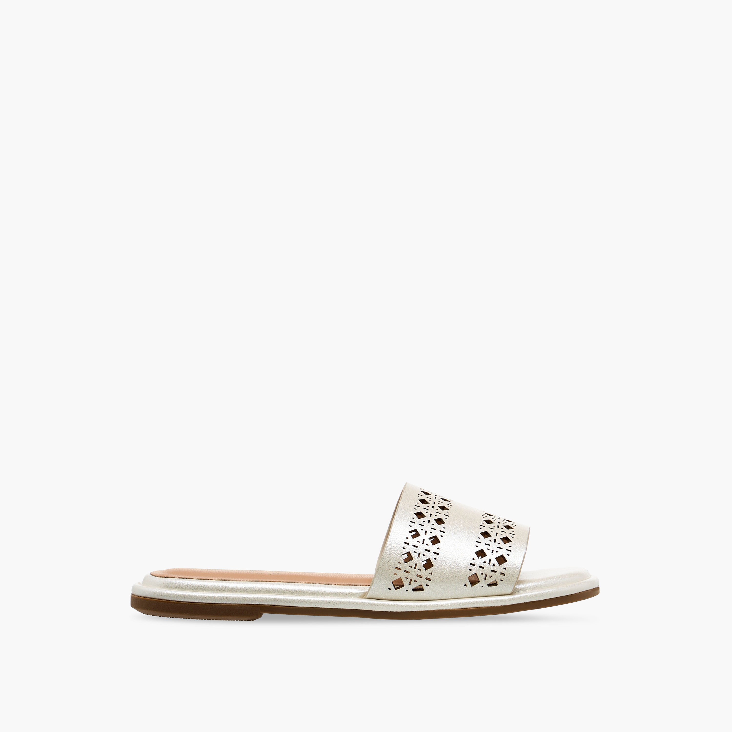 Little Missy Girls Perforated Slide Sandals-girls-shoes-sandals-image-3