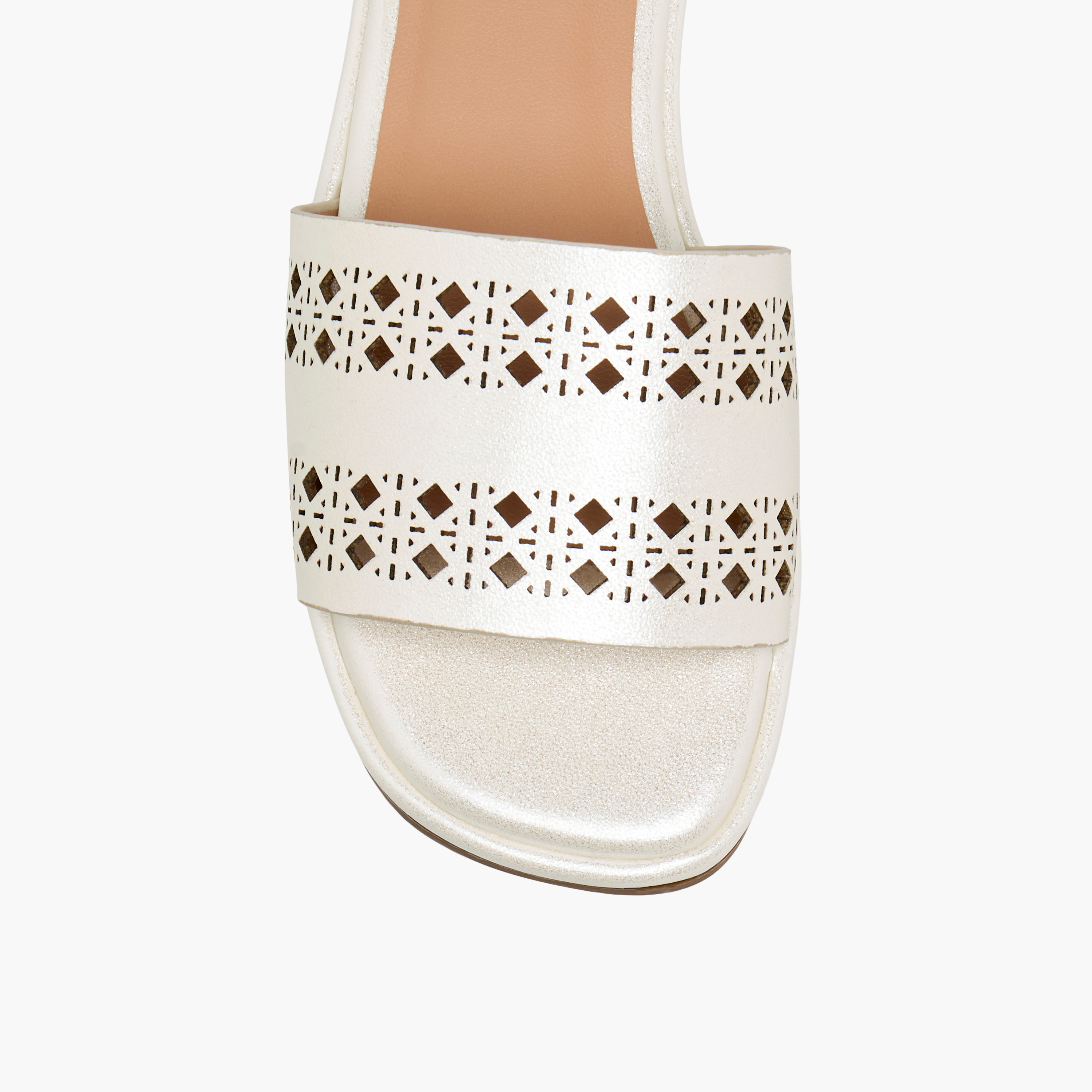 Little Missy Girls Perforated Slide Sandals-girls-shoes-sandals-image-4