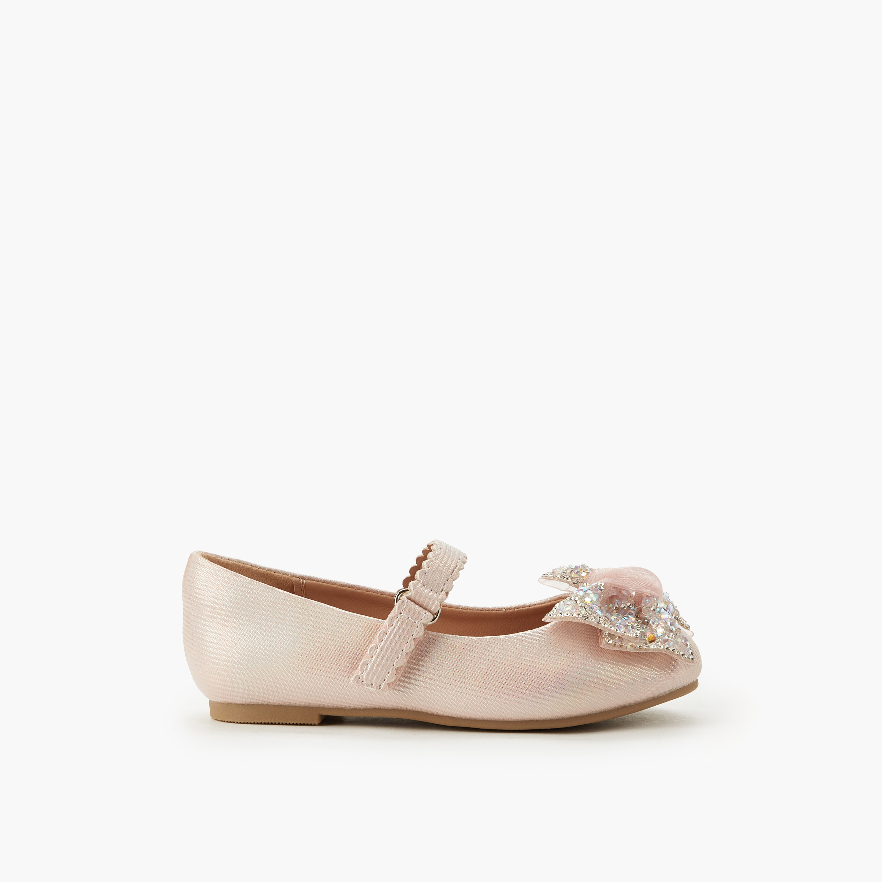 حذاء باليرينا مزين بفيونكة للبنات من سيليست-girls-shoes-maryjanes-image-2