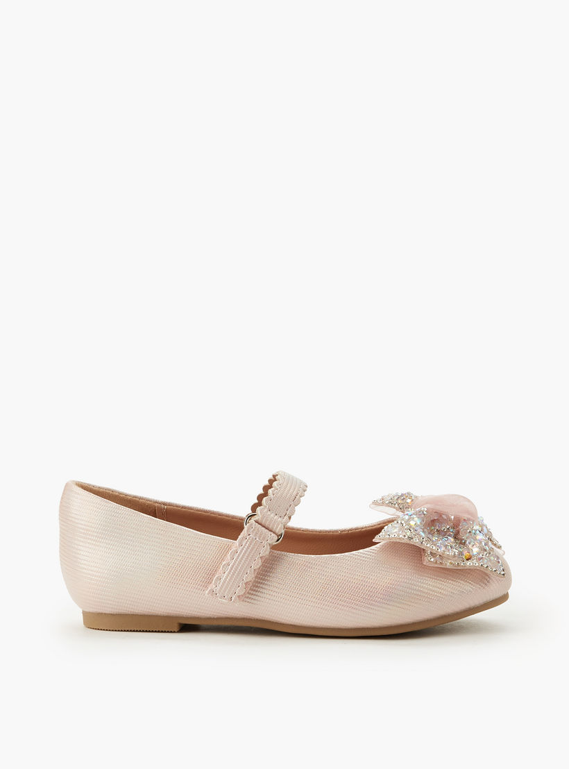 حذاء باليرينا مزين بفيونكة للبنات من سيليست-girls-shoes-maryjanes-image-2