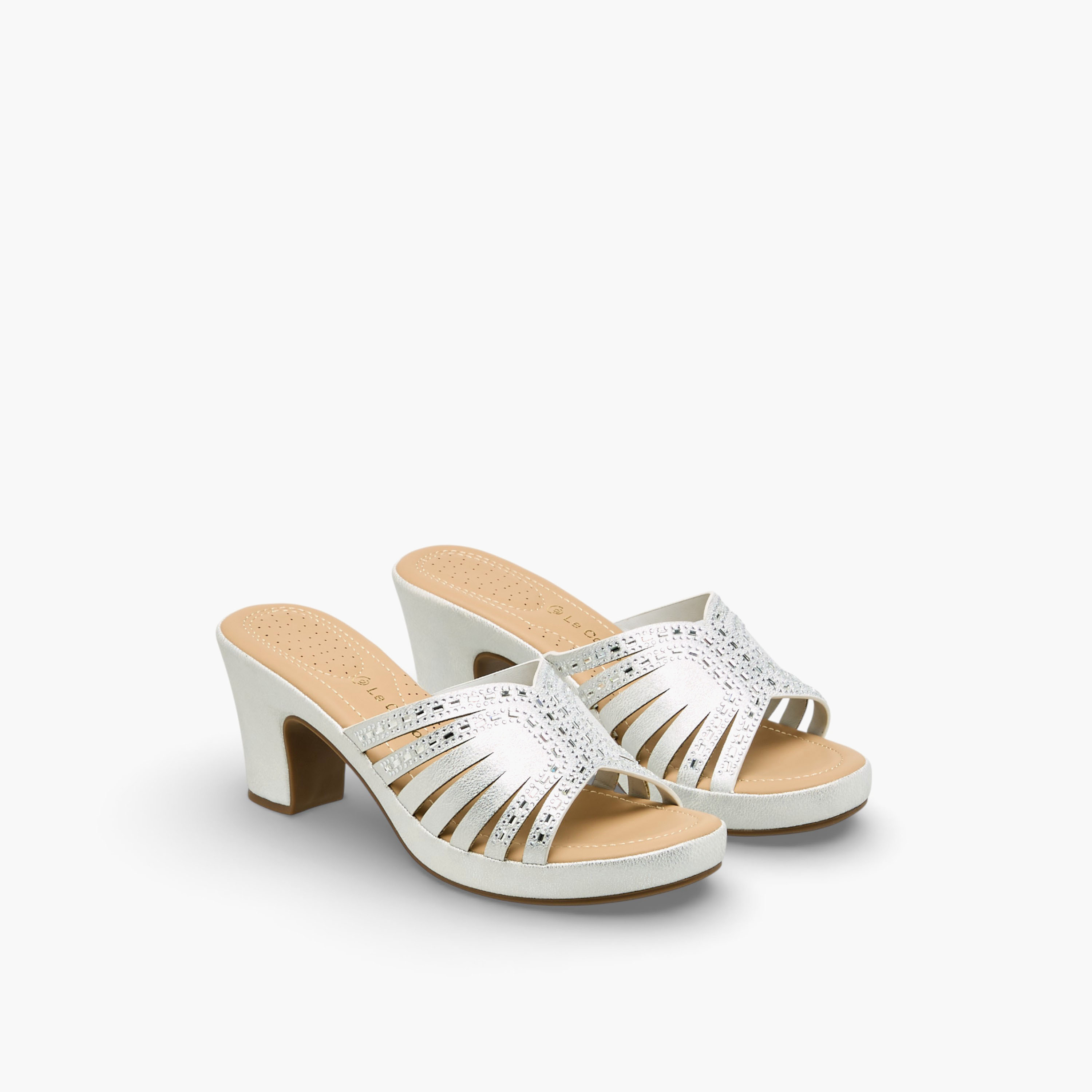 Le Confort Women Embellished Block Heel Sandals-women-shoes-sandals-heeled-image-1