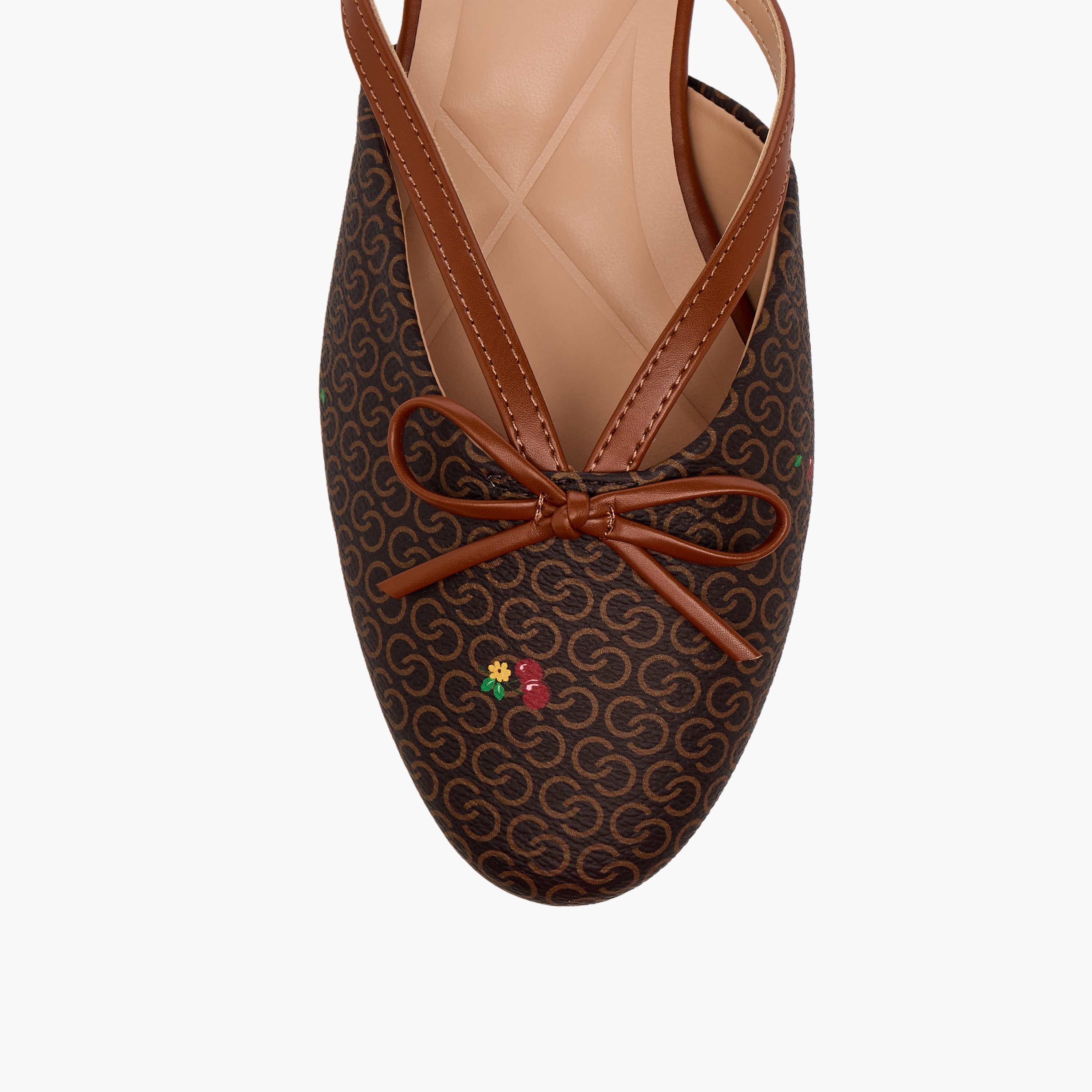 Celeste Women Monogram Print Mules-women-shoes-flats-mules-image-4