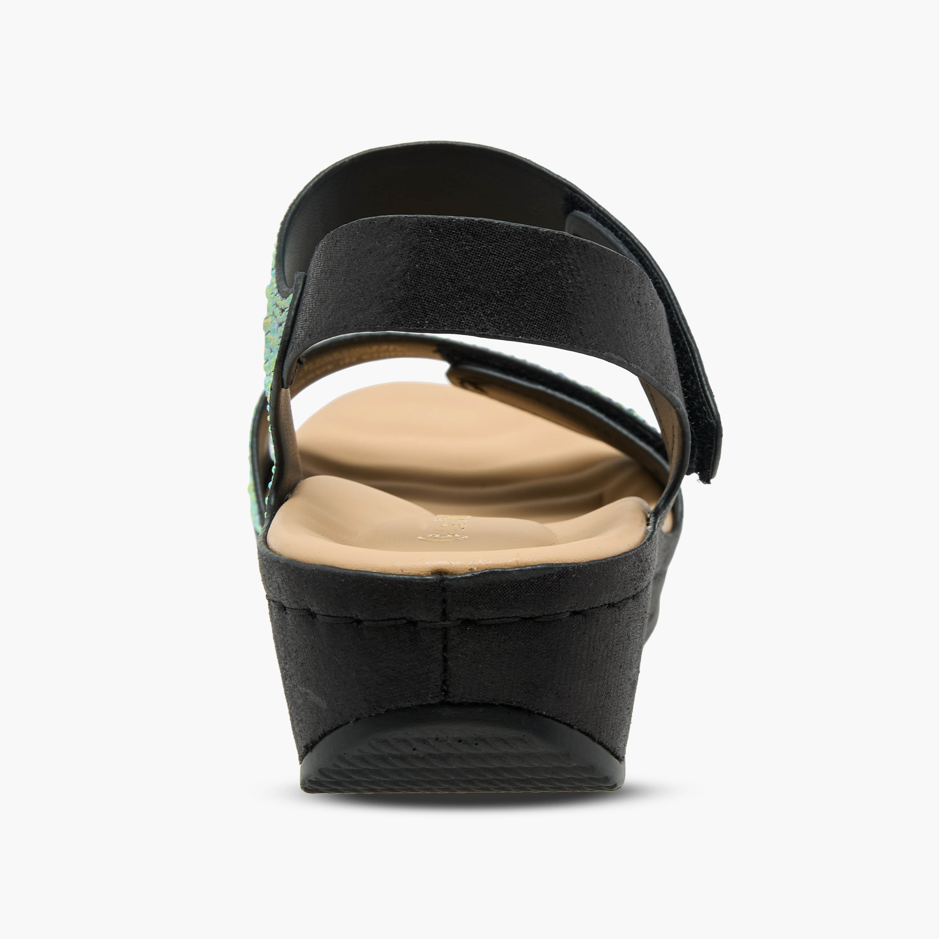 صندل مزيّن بشريط إغلاق لاصق للنساء من لو كونفورت-women-shoes-sandals-heeled-image-5