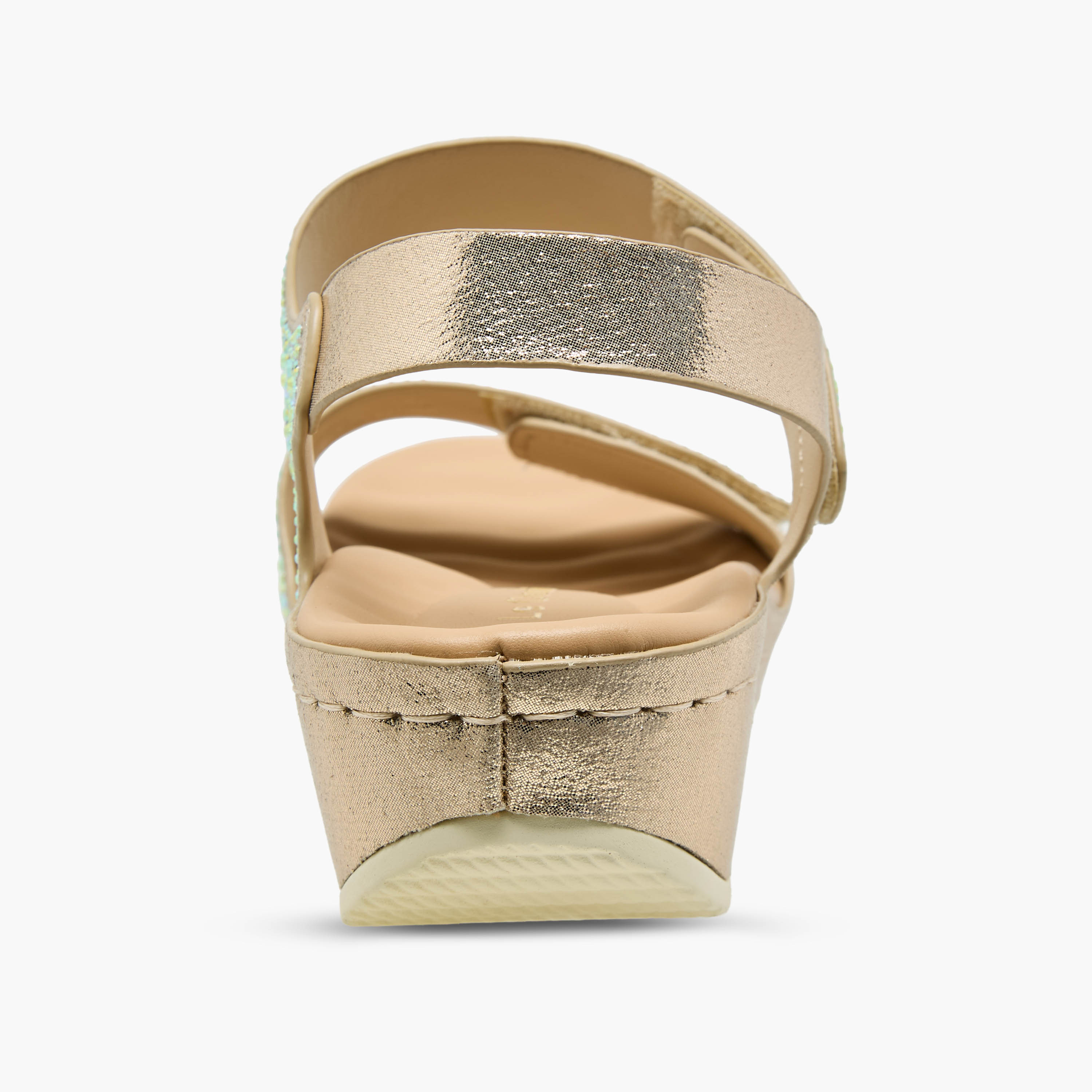 Le Confort Women Embellished Hook & Loop Sandals-women-shoes-sandals-heeled-image-5