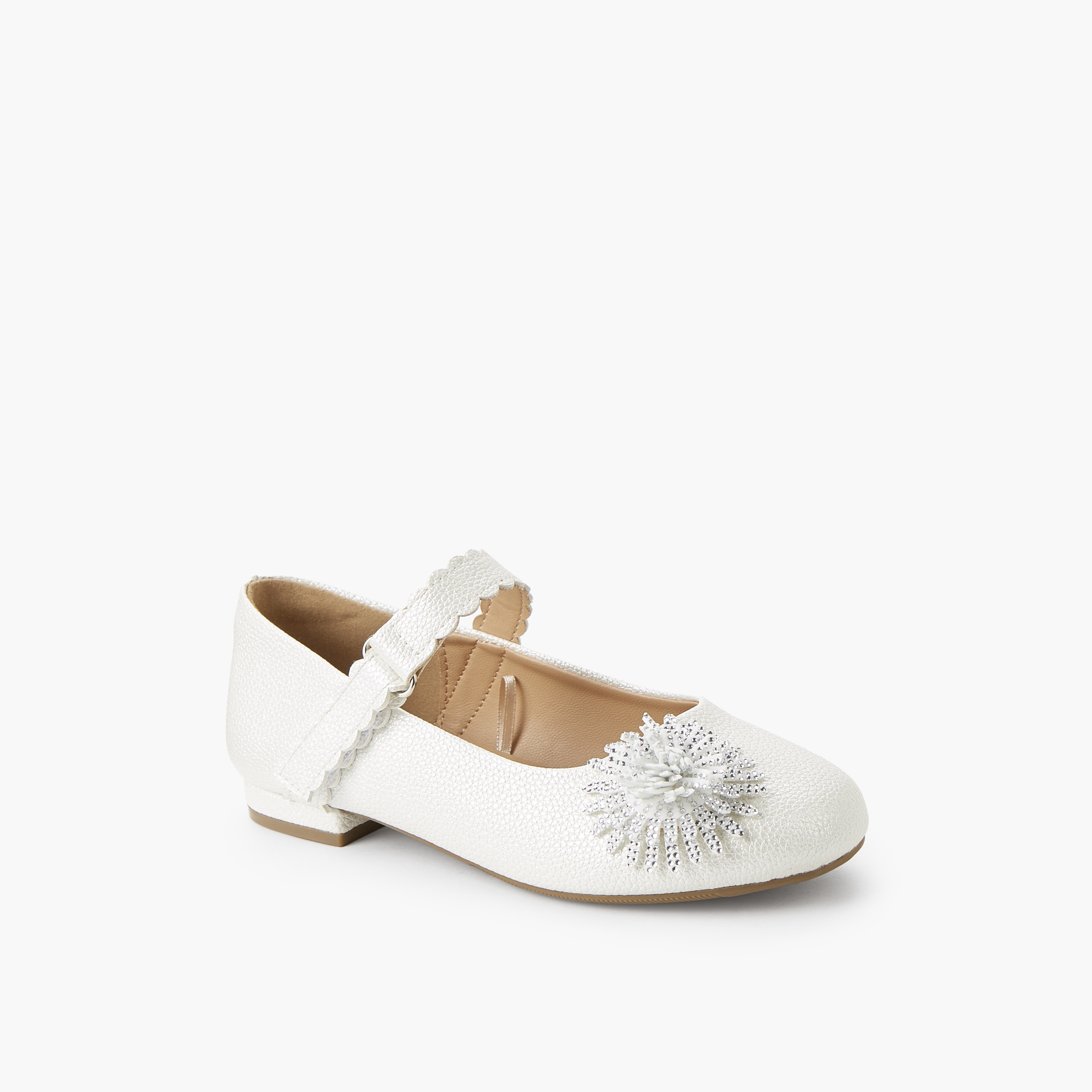 حذاء باليرينا بشريط إغلاق لاصق للبنات من سيليست-girls-shoes-maryjanes-image-2