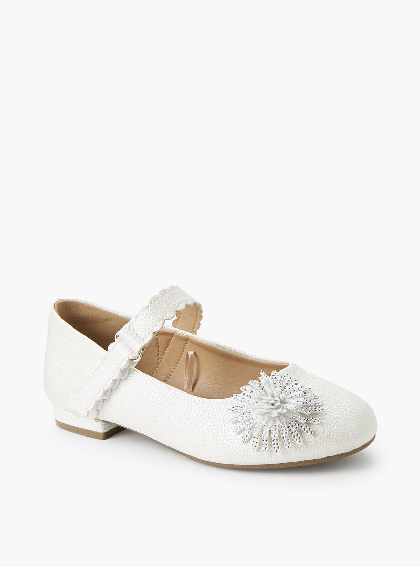 حذاء باليرينا بشريط إغلاق لاصق للبنات من سيليست-girls-shoes-maryjanes-image-2