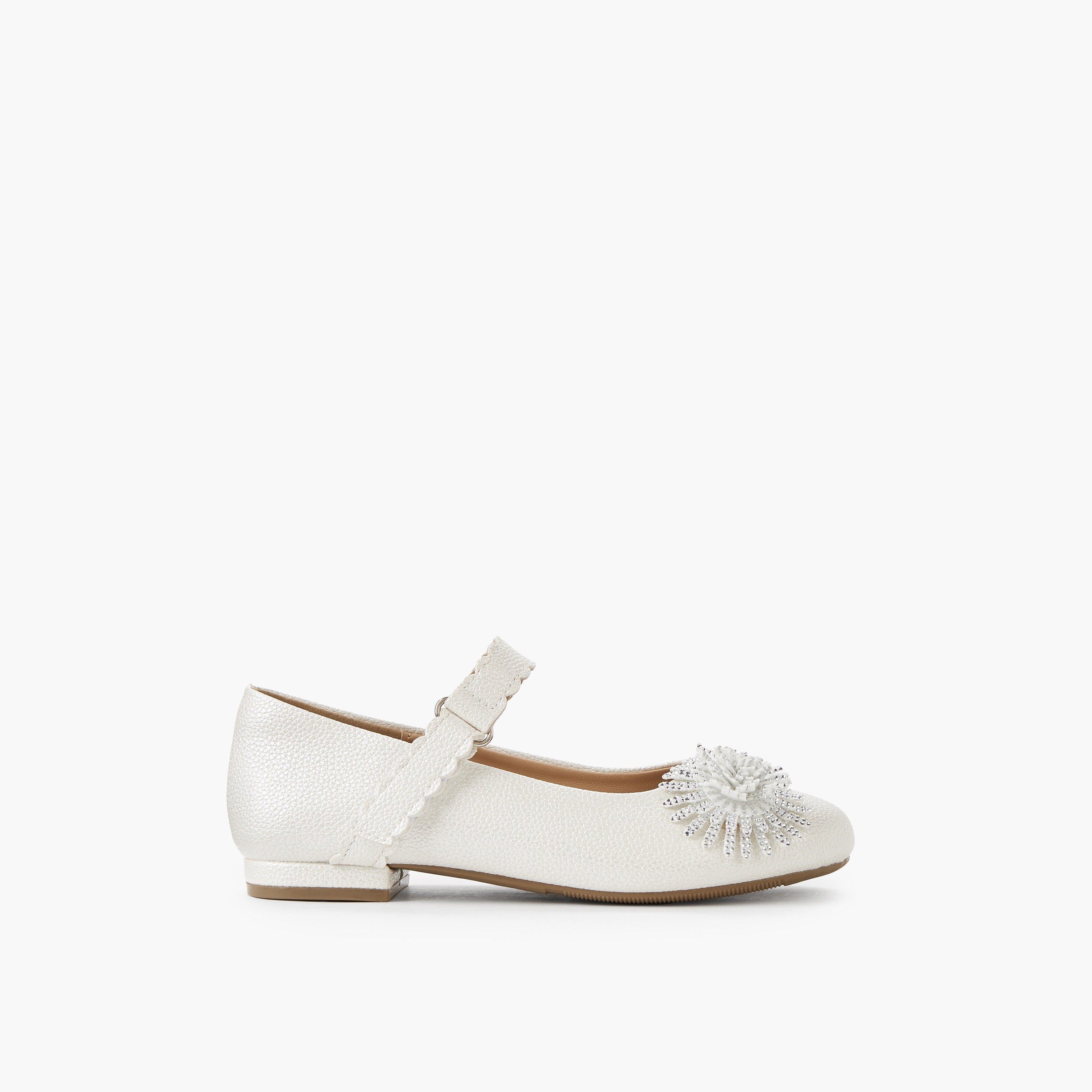 حذاء باليرينا بشريط إغلاق لاصق للبنات من سيليست-girls-shoes-maryjanes-image-3