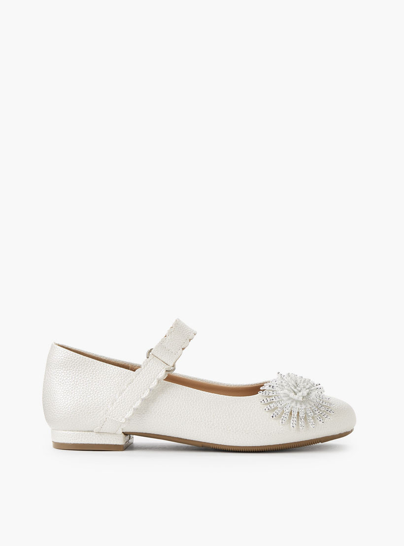 حذاء باليرينا بشريط إغلاق لاصق للبنات من سيليست-girls-shoes-maryjanes-image-3