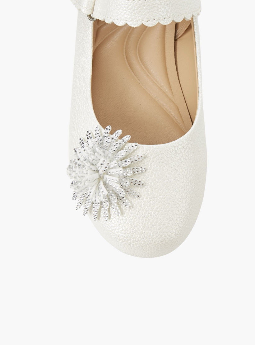 حذاء باليرينا بشريط إغلاق لاصق للبنات من سيليست-girls-shoes-maryjanes-image-5
