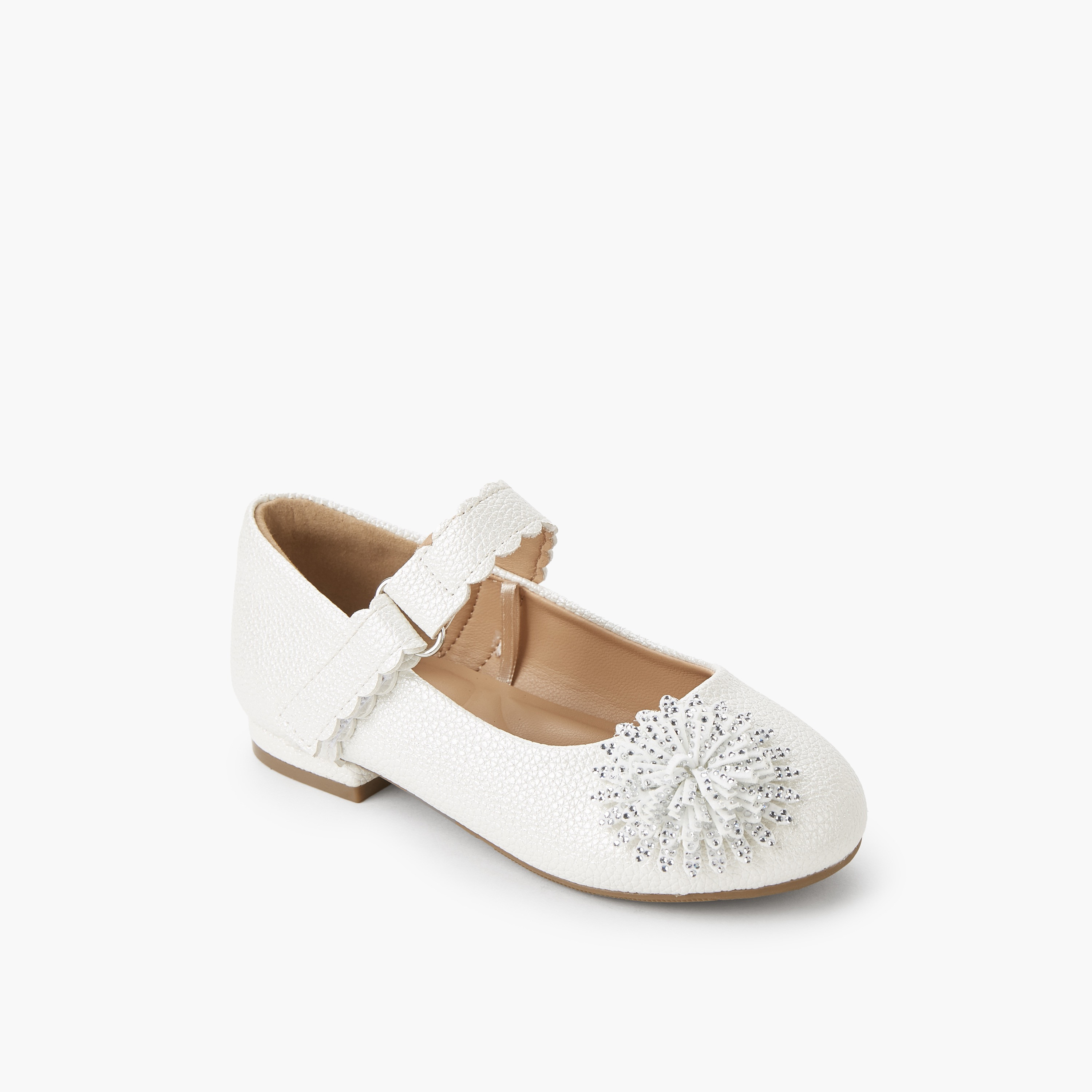 حذاء باليرينا بشريط إغلاق لاصق للبنات من سيليست-girls-shoes-maryjanes-image-2