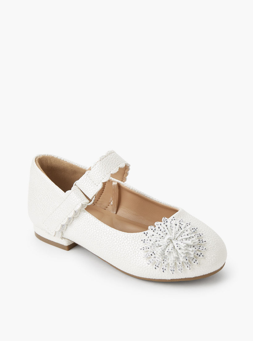 حذاء باليرينا بشريط إغلاق لاصق للبنات من سيليست-girls-shoes-maryjanes-image-2
