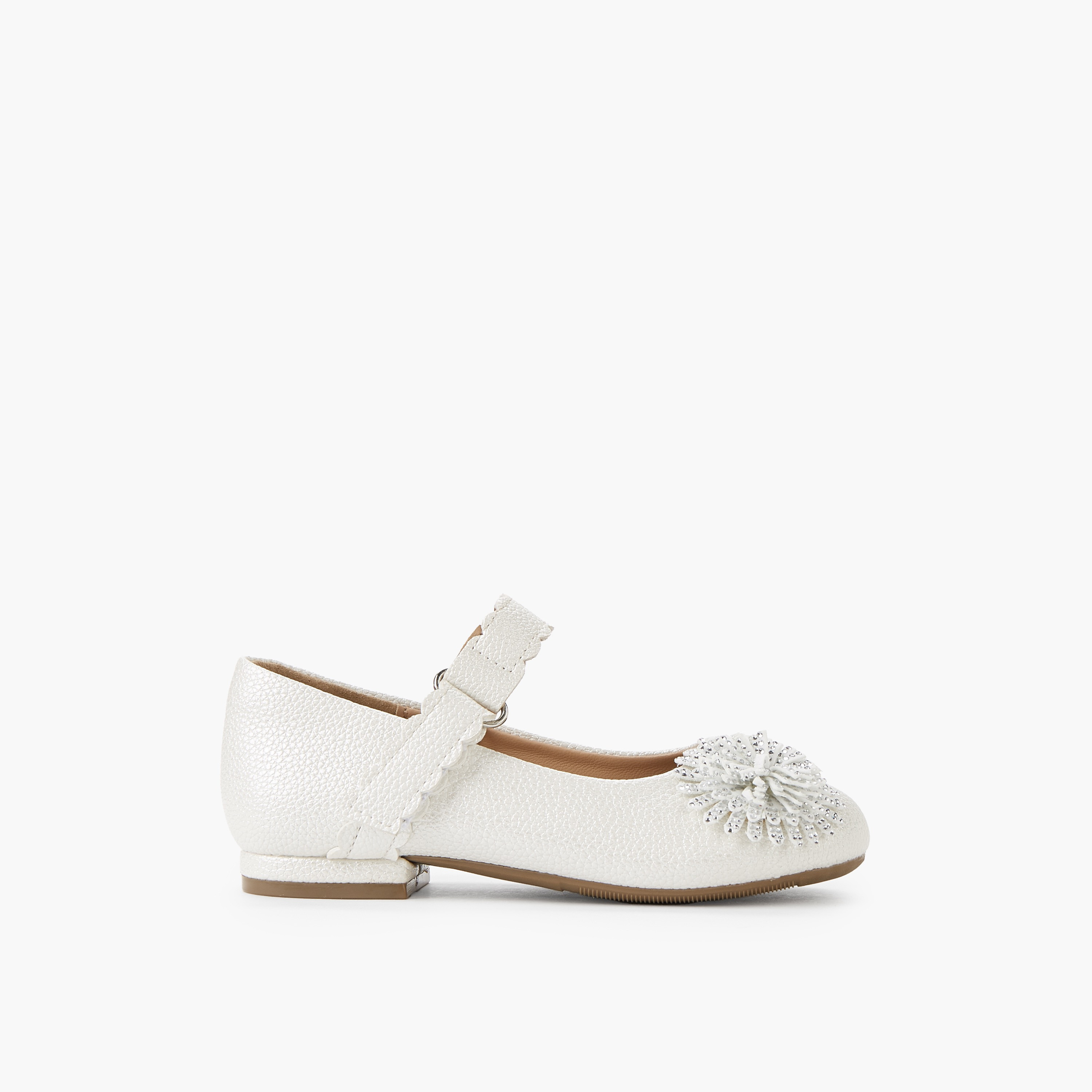 حذاء باليرينا بشريط إغلاق لاصق للبنات من سيليست-girls-shoes-maryjanes-image-3