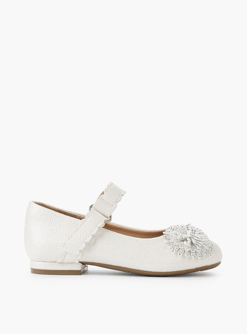 حذاء باليرينا بشريط إغلاق لاصق للبنات من سيليست-girls-shoes-maryjanes-image-3