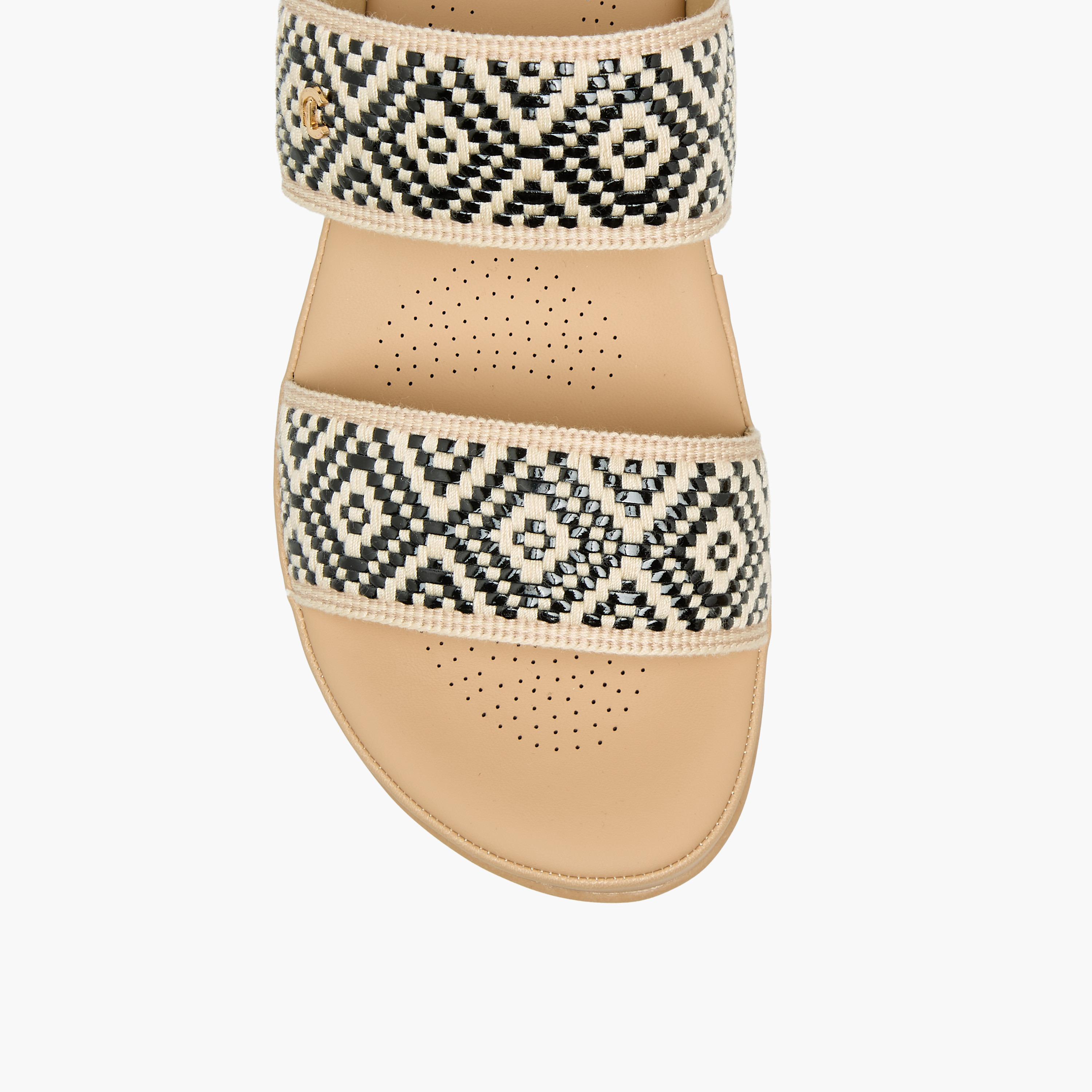 صندل رافيا مزين للنساء من لو كونفورت-women-shoes-flats-sandals-image-4