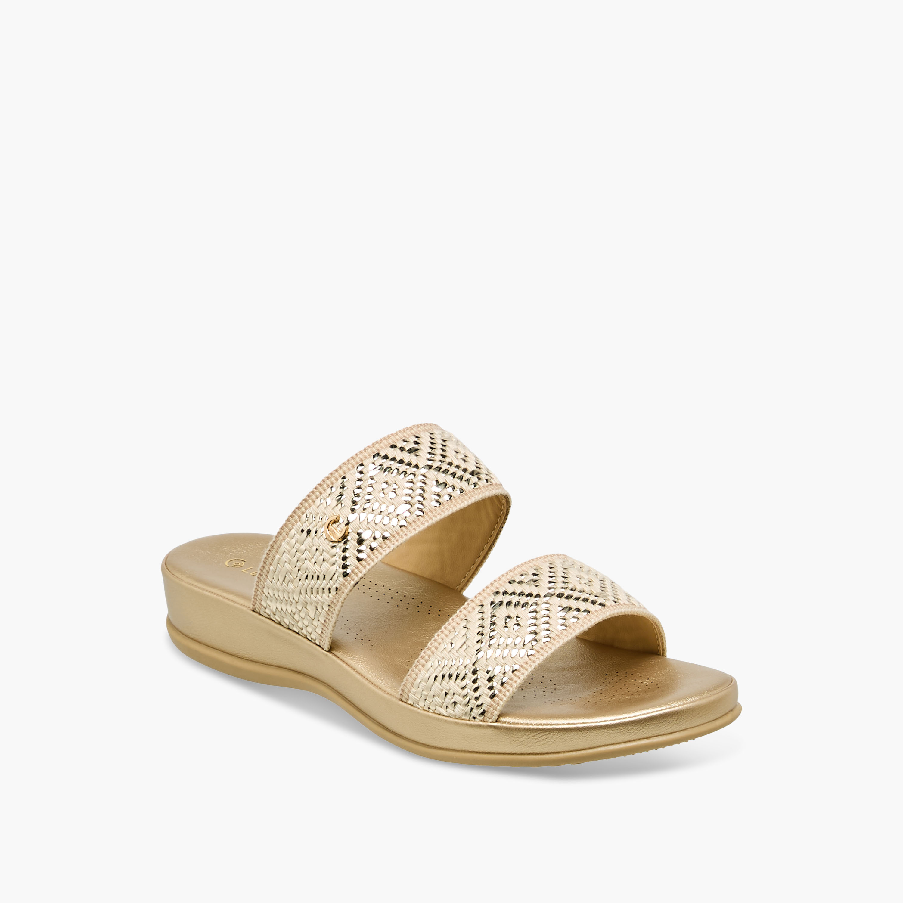 صندل رافيا مزين للنساء من لو كونفورت-women-shoes-flats-sandals-image-2