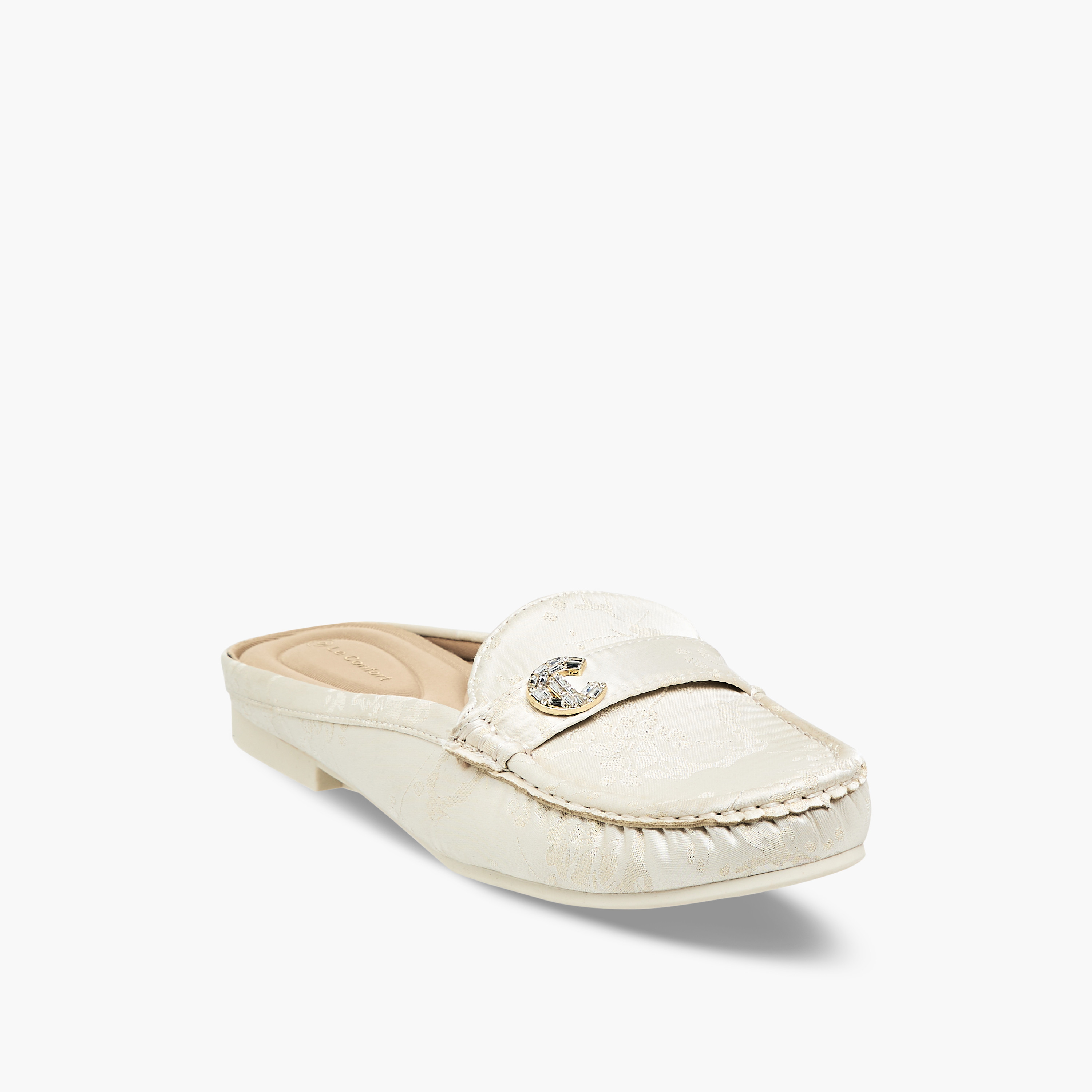 Le Confort Women Jacquard Mules-women-shoes-flats-mules-image-2