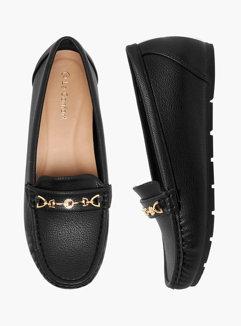حذاء لوفر نسائي سهل الارتداء من لو كونفورت-women-shoes-flats-loafers-image-1