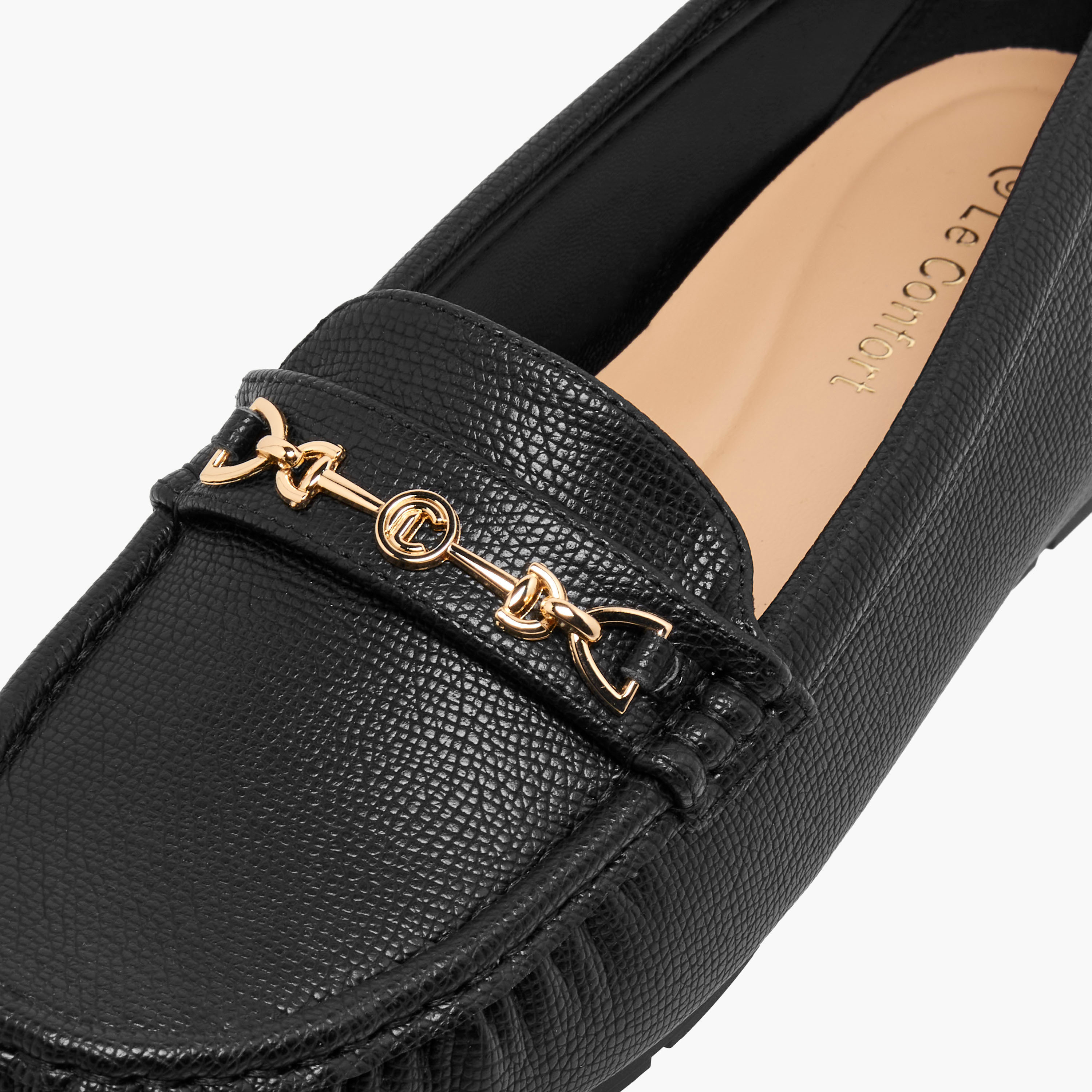 حذاء لوفر نسائي سهل الارتداء من لو كونفورت-women-shoes-flats-loafers-image-5