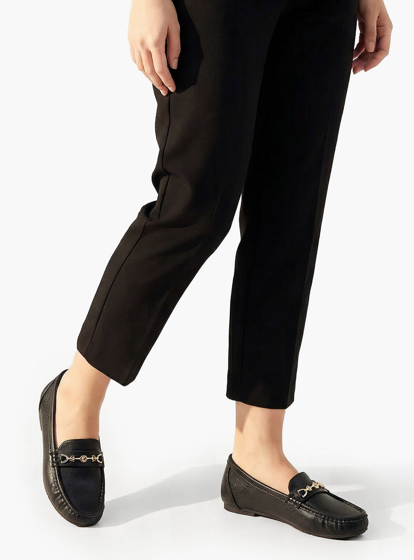 حذاء لوفر نسائي سهل الارتداء من لو كونفورت-women-shoes-flats-loafers-image-2