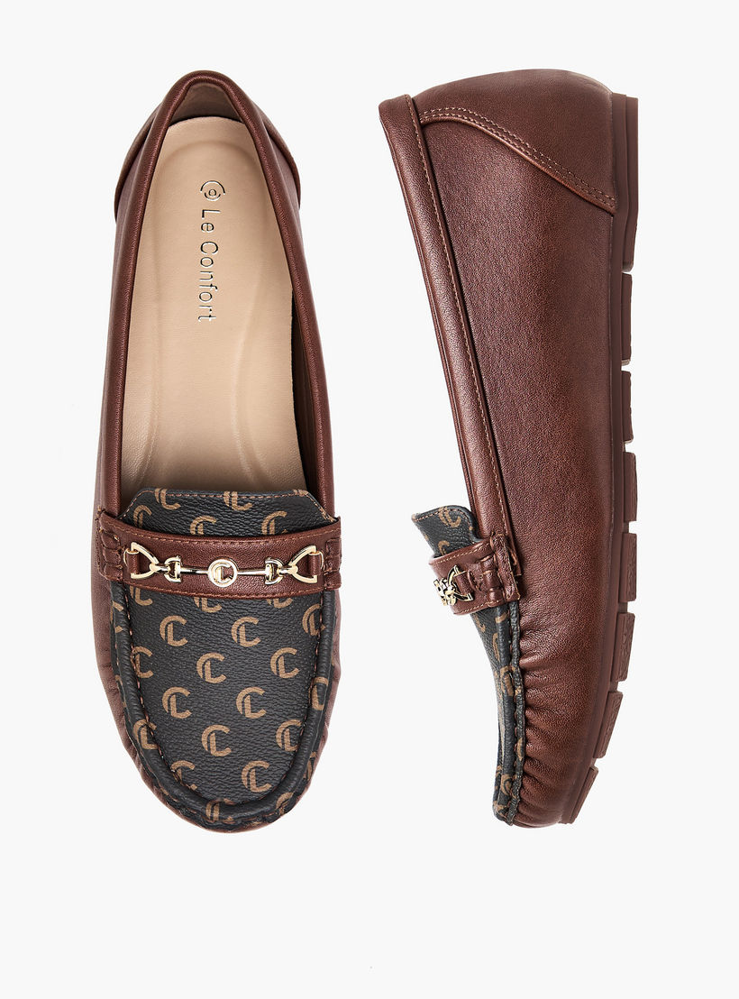 حذاء لوفر نسائي سهل الارتداء من لو كونفورت-women-shoes-flats-loafers-image-1