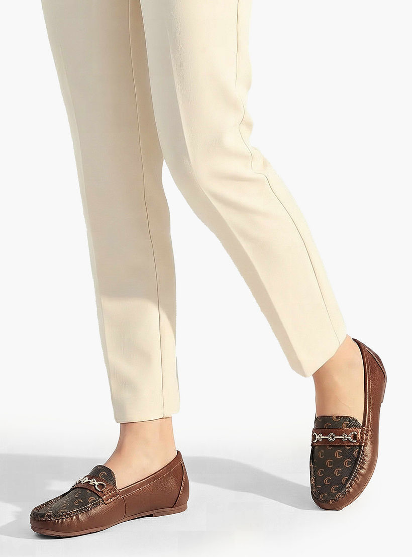 حذاء لوفر نسائي سهل الارتداء من لو كونفورت-women-shoes-flats-loafers-image-2