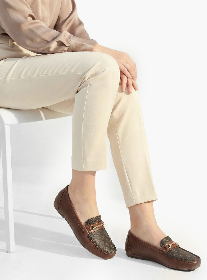 حذاء لوفر نسائي سهل الارتداء من لو كونفورت-women-shoes-flats-loafers-image-6