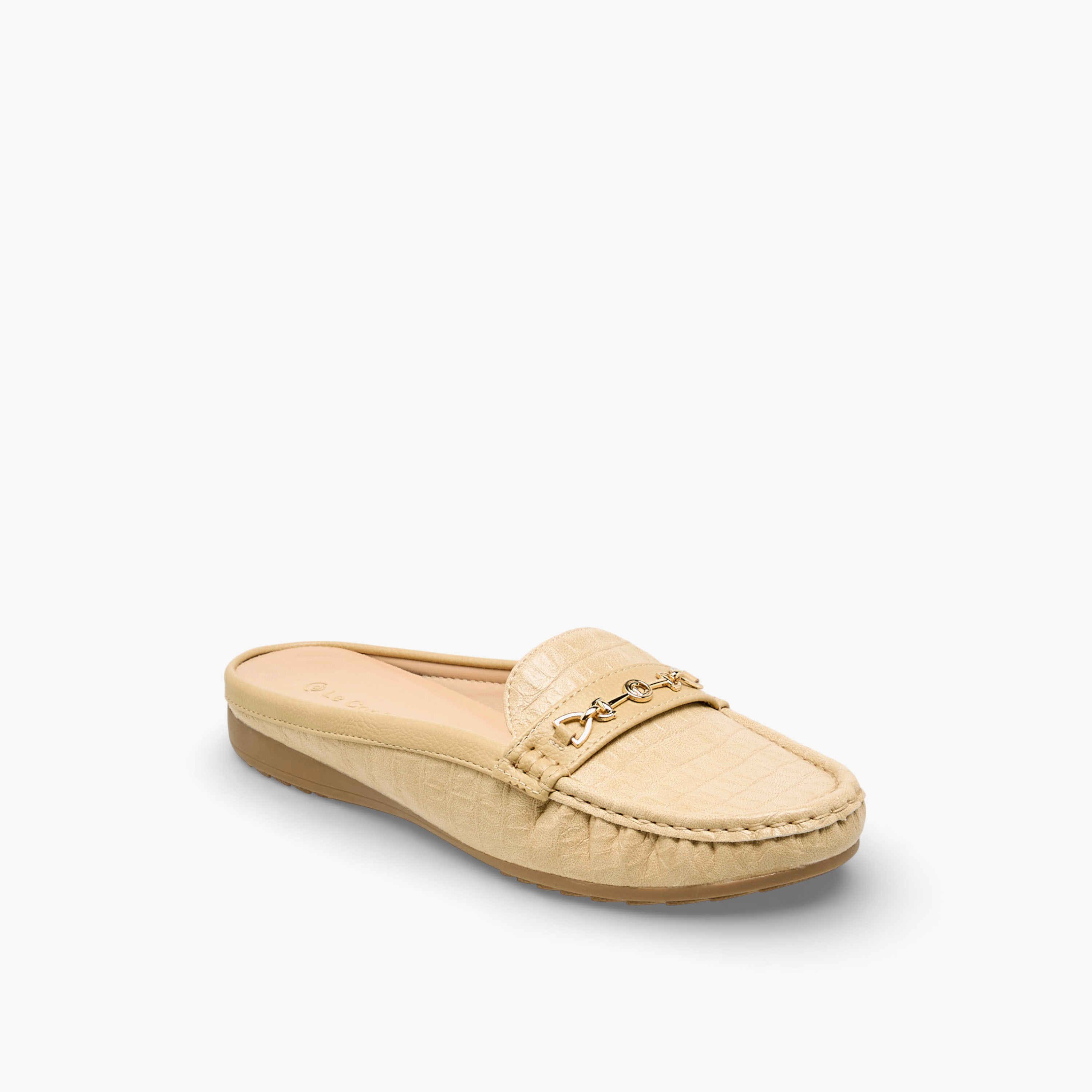 Le Confort Women Metal Accent Mules-women-shoes-flats-mules-image-2