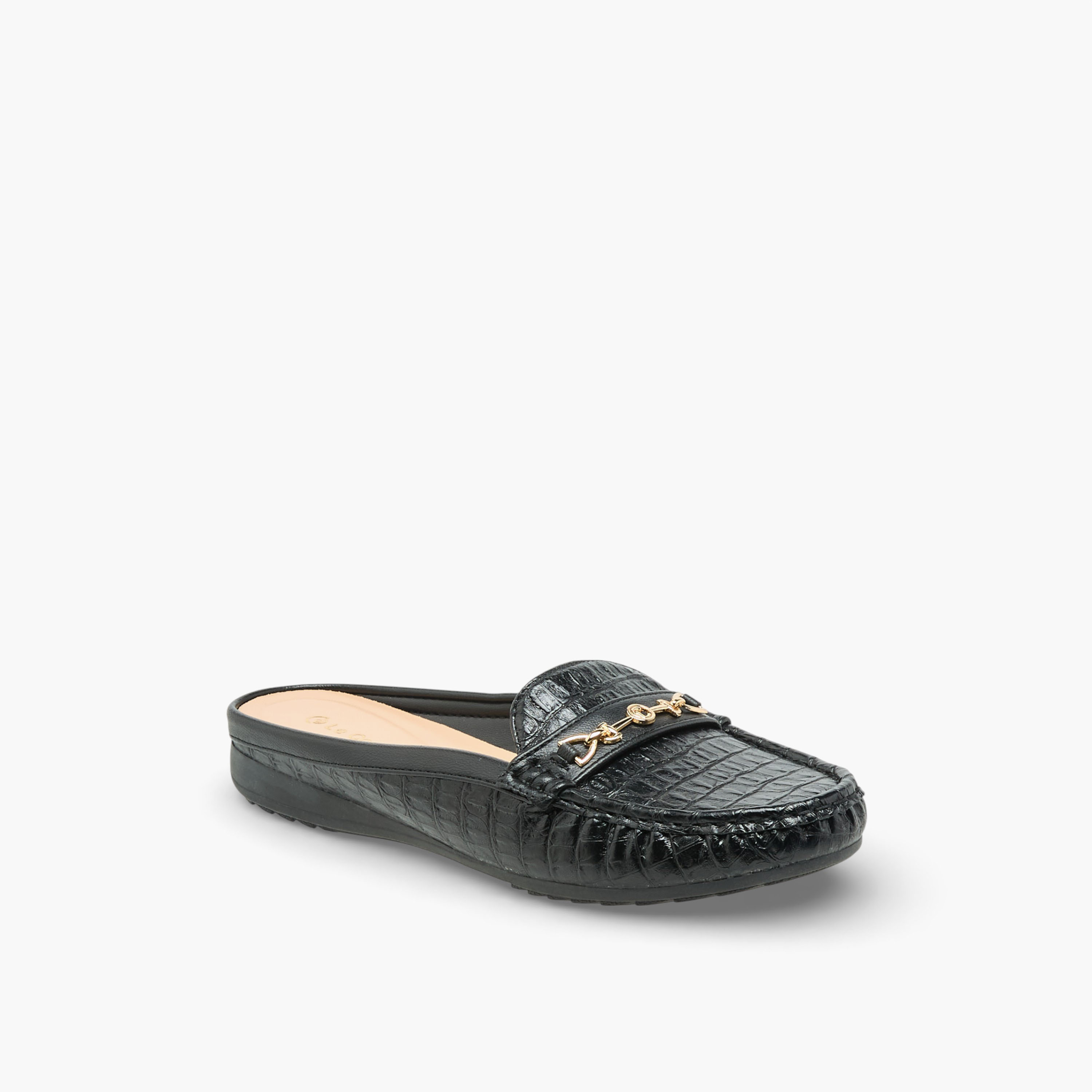 Le Confort Women Metal Accent Mules-women-shoes-flats-mules-image-2