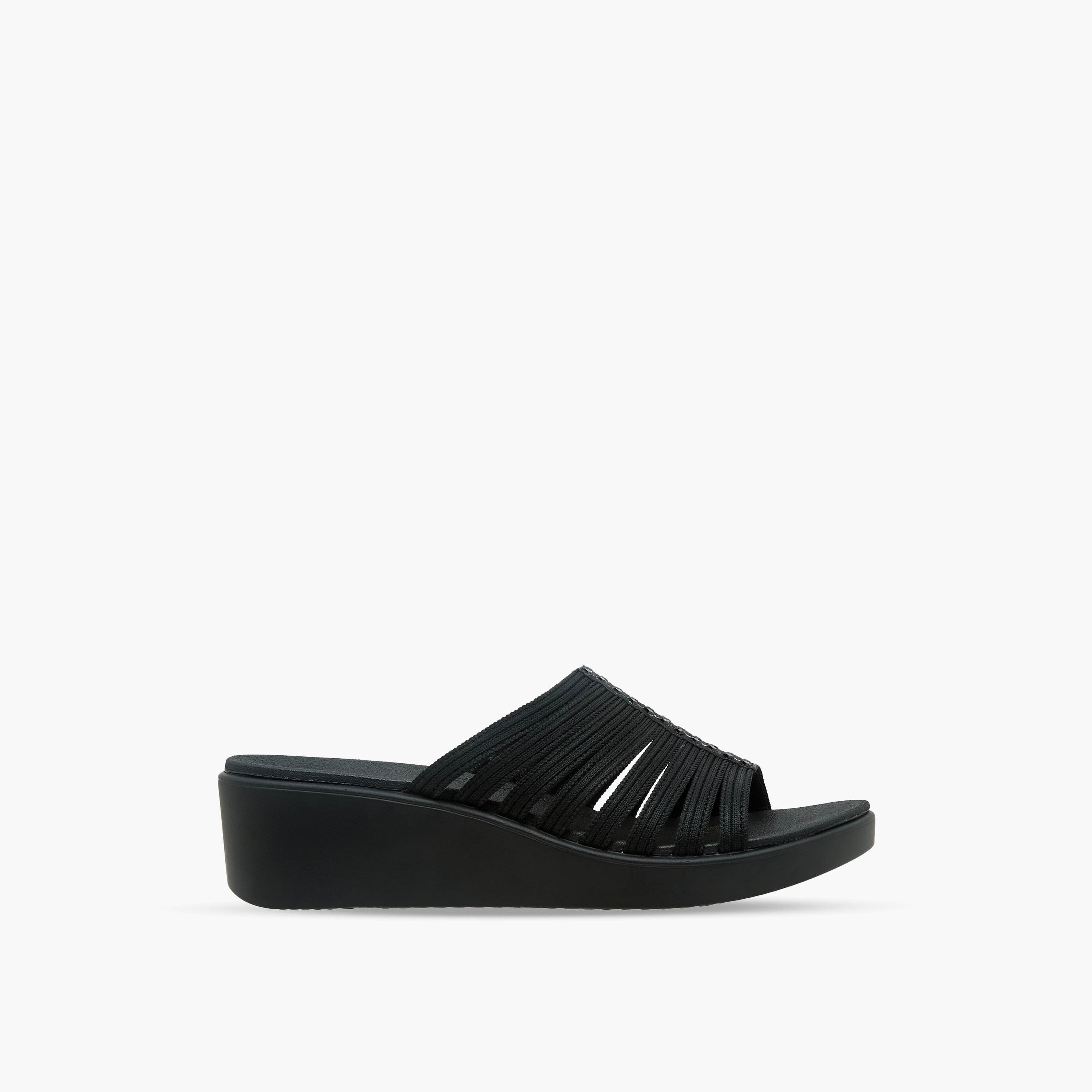Le Confort Women Textured Flyknit Wedge Heel Sandals-women-shoes-sandals-heeled-image-3