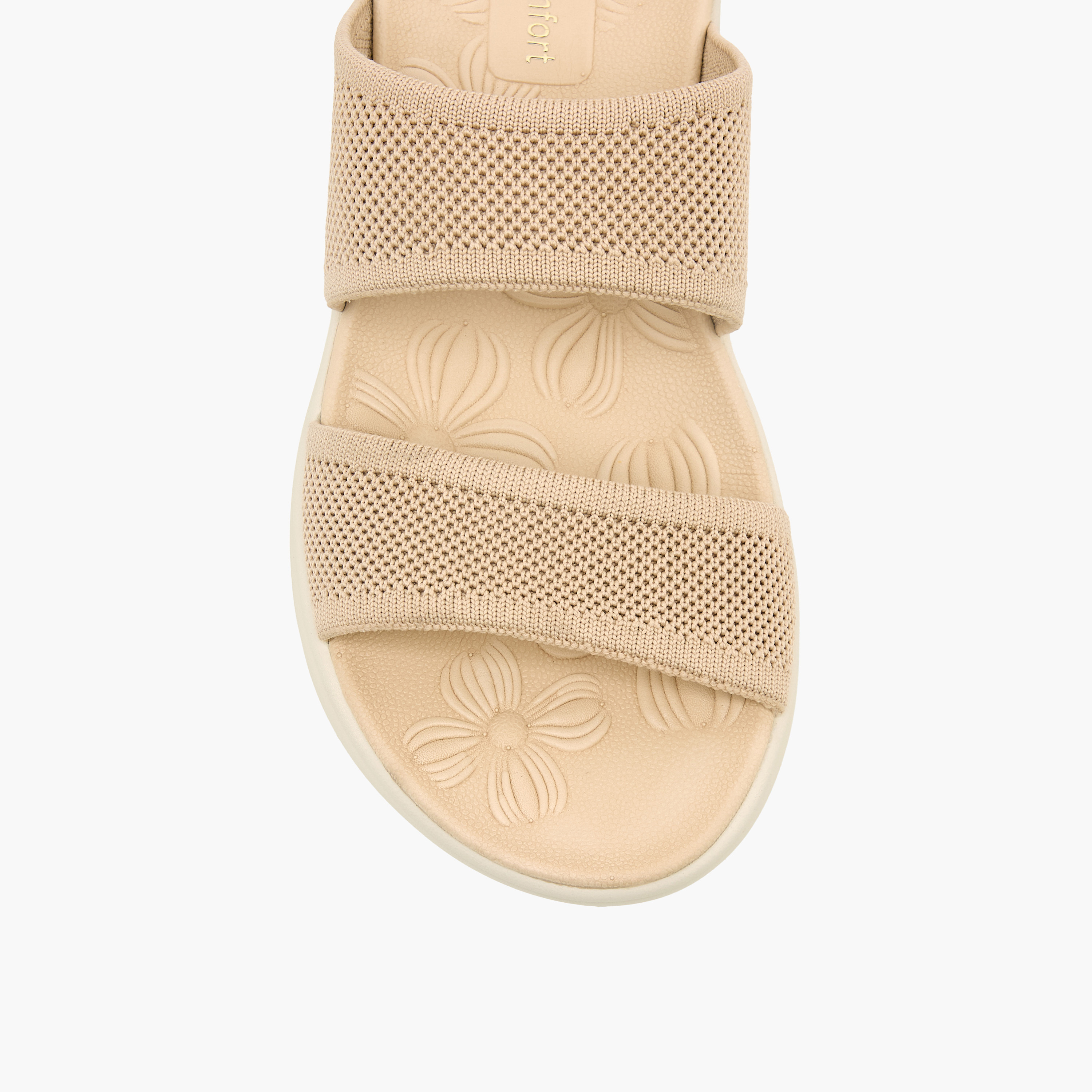 Le Confort Women Textured Flyknit Sandals-women-shoes-flats-sandals-image-4