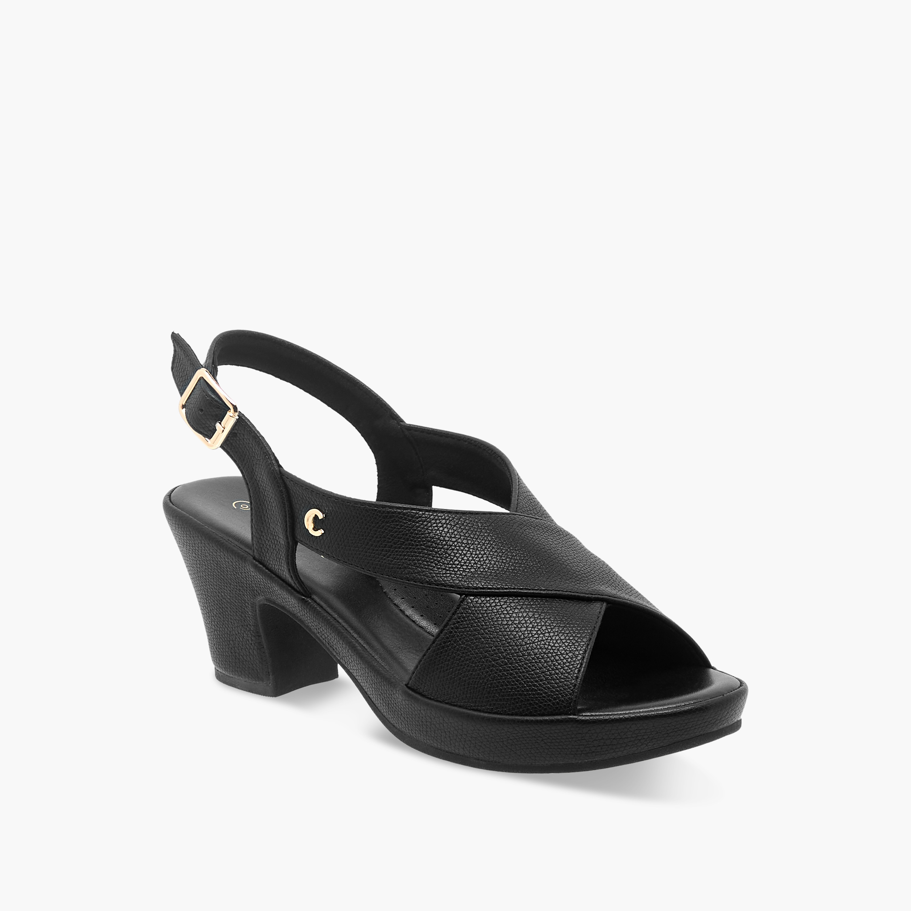 Le Confort Women Cross Strap Block Heel Sandals-women-shoes-sandals-heeled-image-3