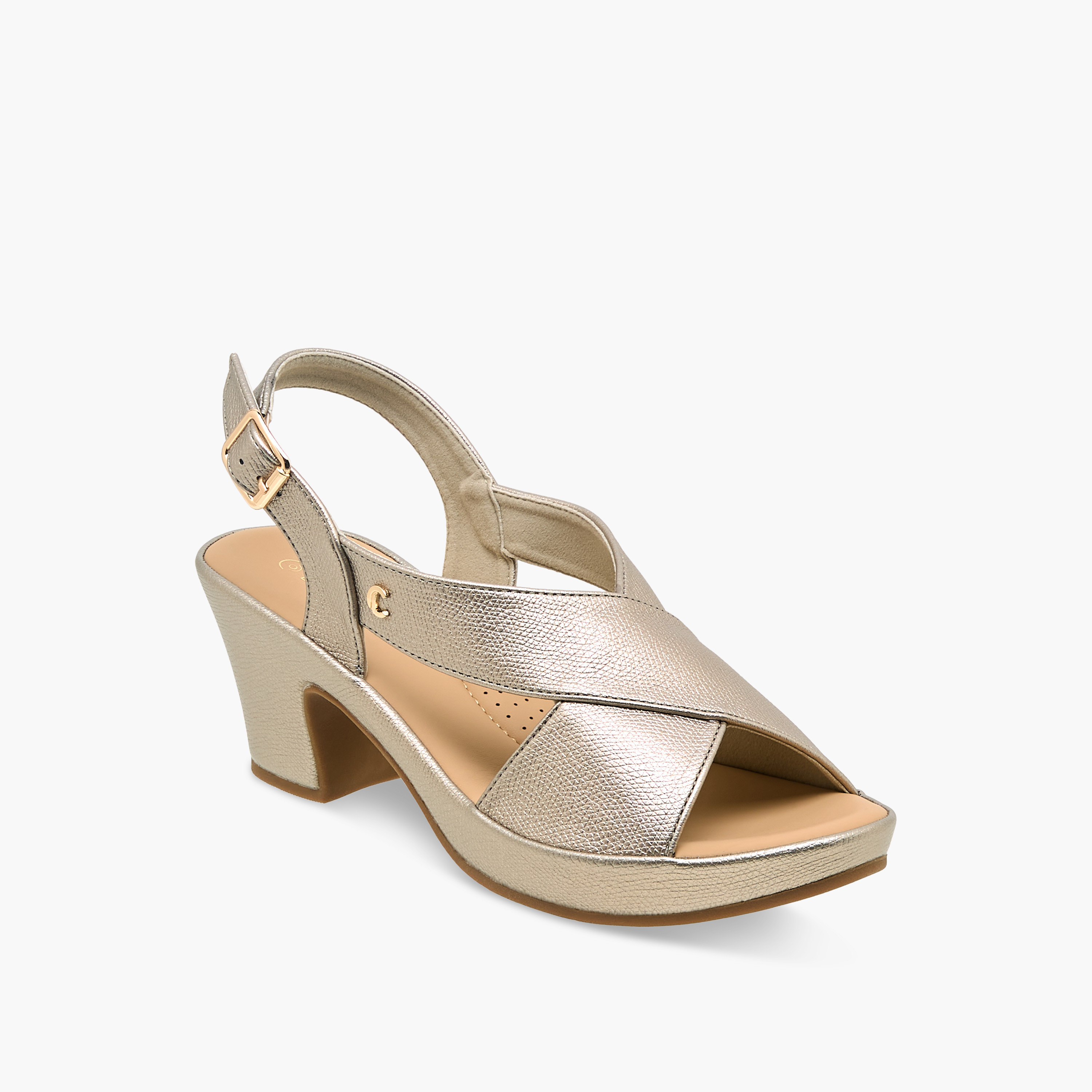 Le Confort Women Cross Strap Block Heel Sandals-women-shoes-sandals-heeled-image-2
