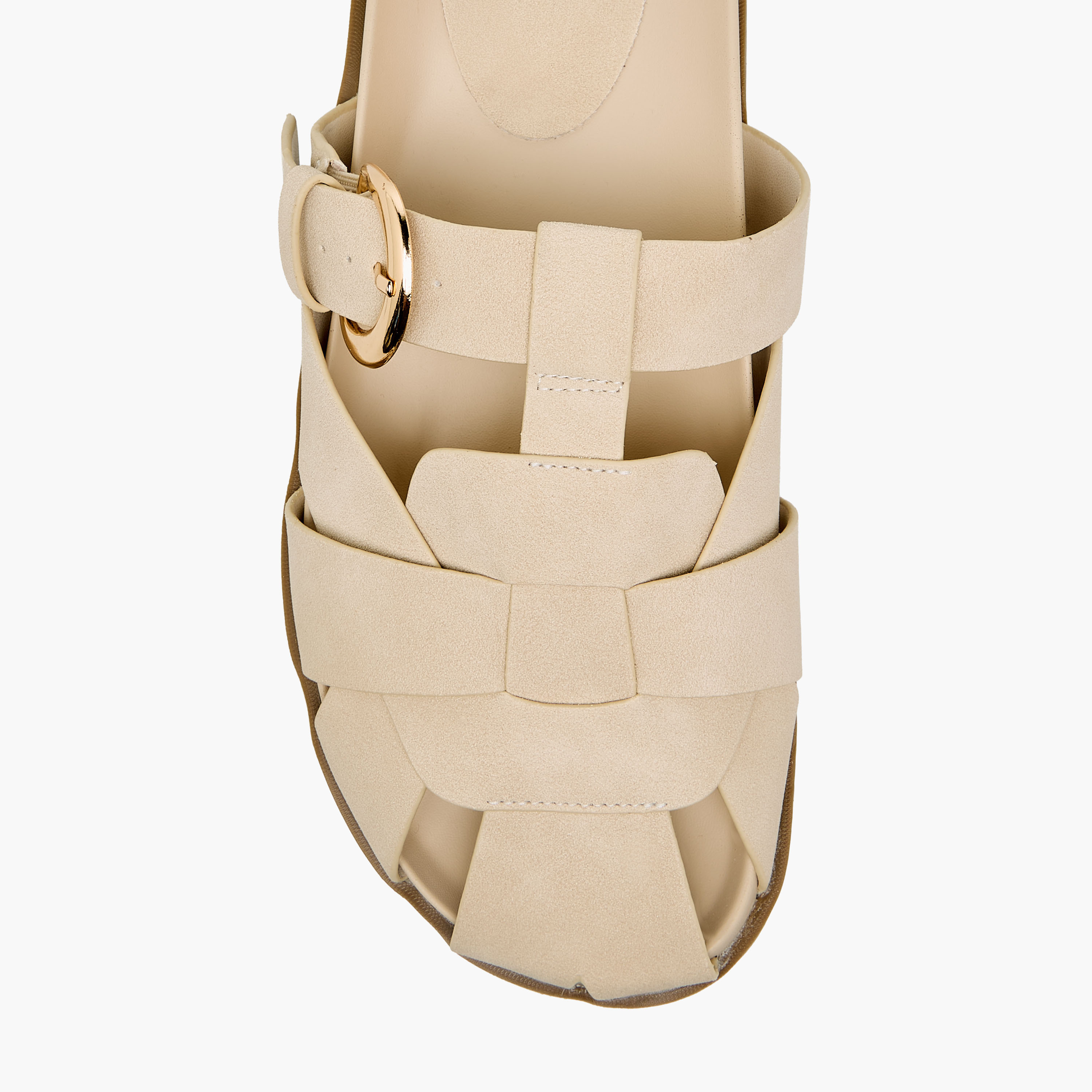 صندل بزينة معدنية للنساء من فلورا بيلا-women-shoes-flats-sandals-image-3