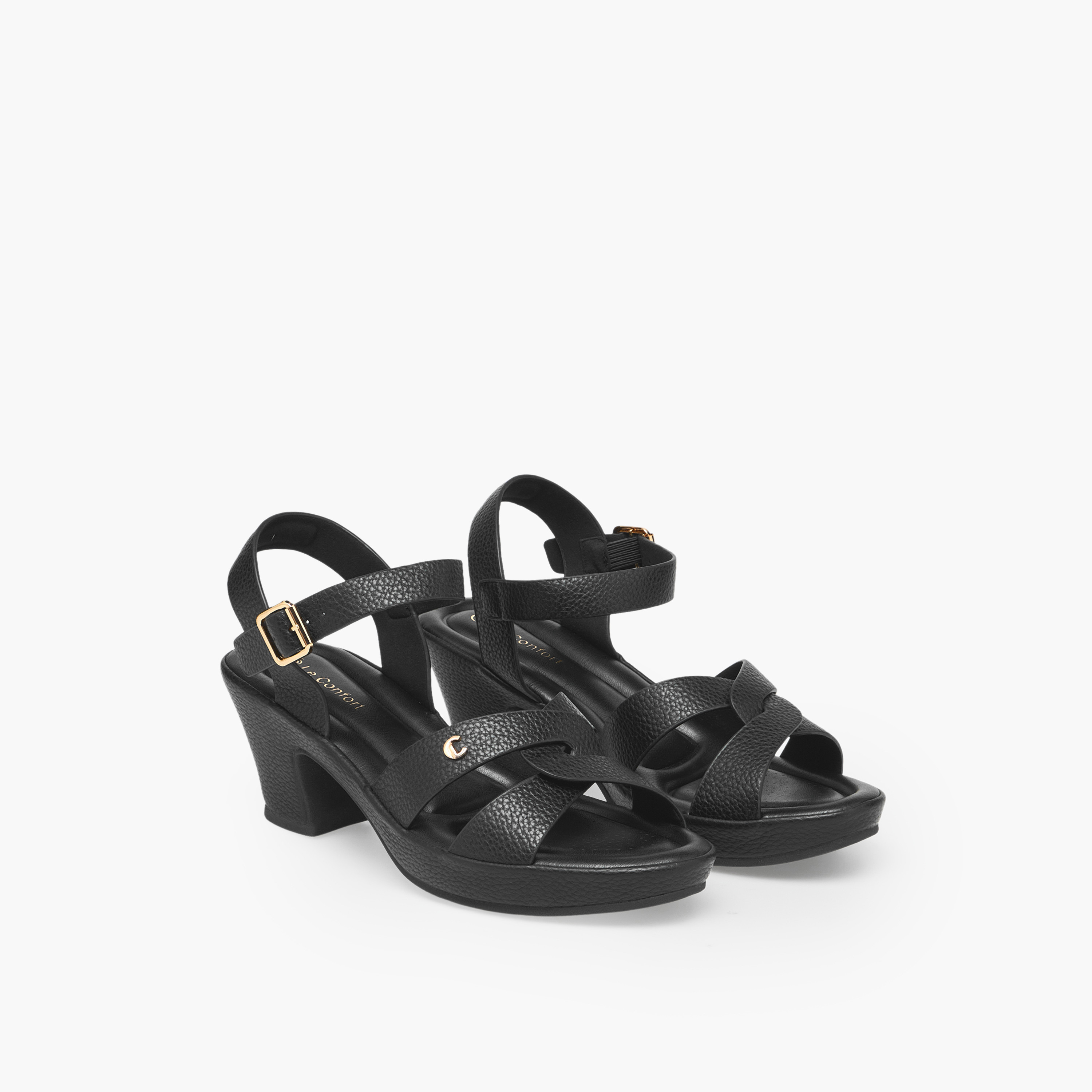 Le Confort Women Block Heel Sandals-women-shoes-sandals-heeled-image-1