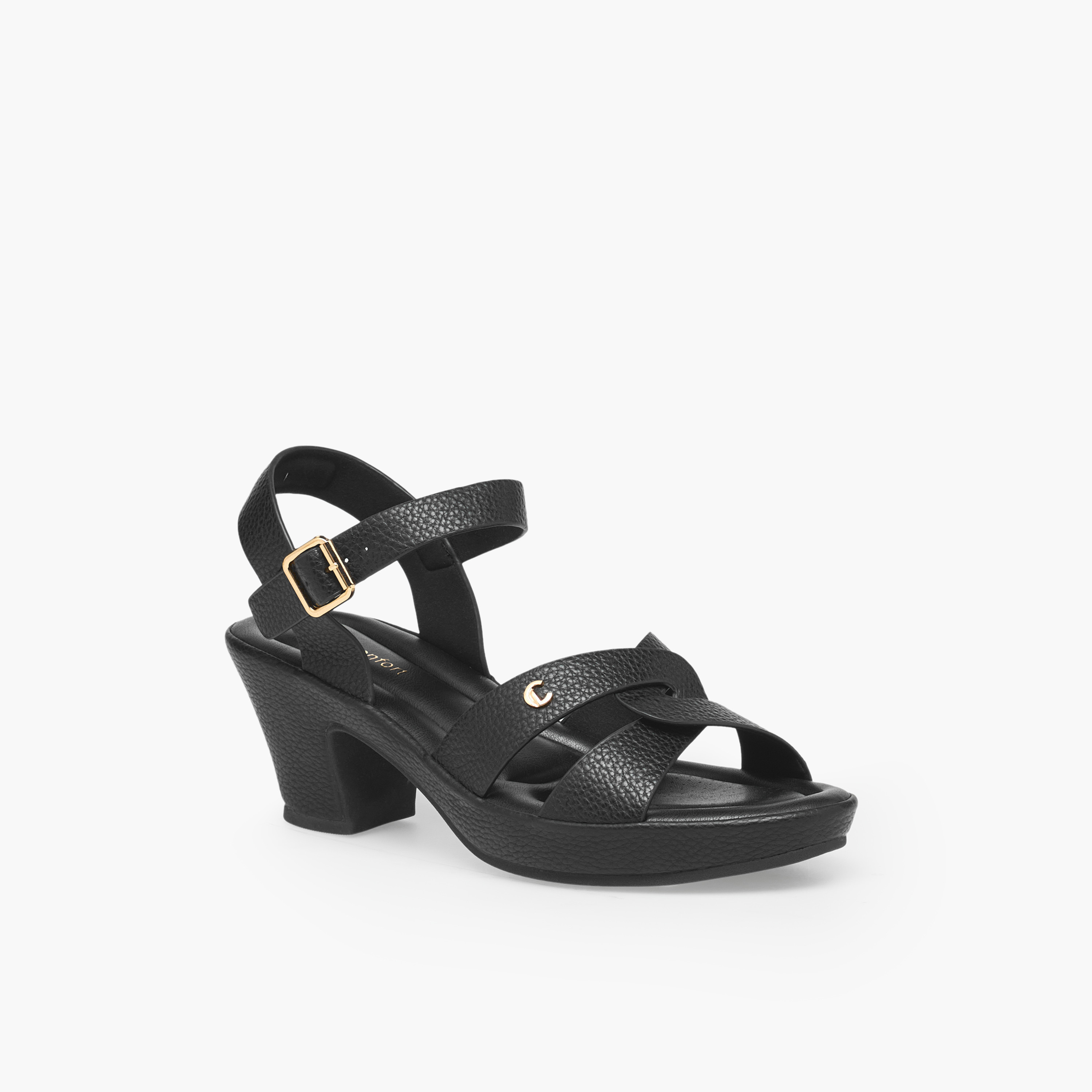 Le Confort Women Block Heel Sandals-women-shoes-sandals-heeled-image-2