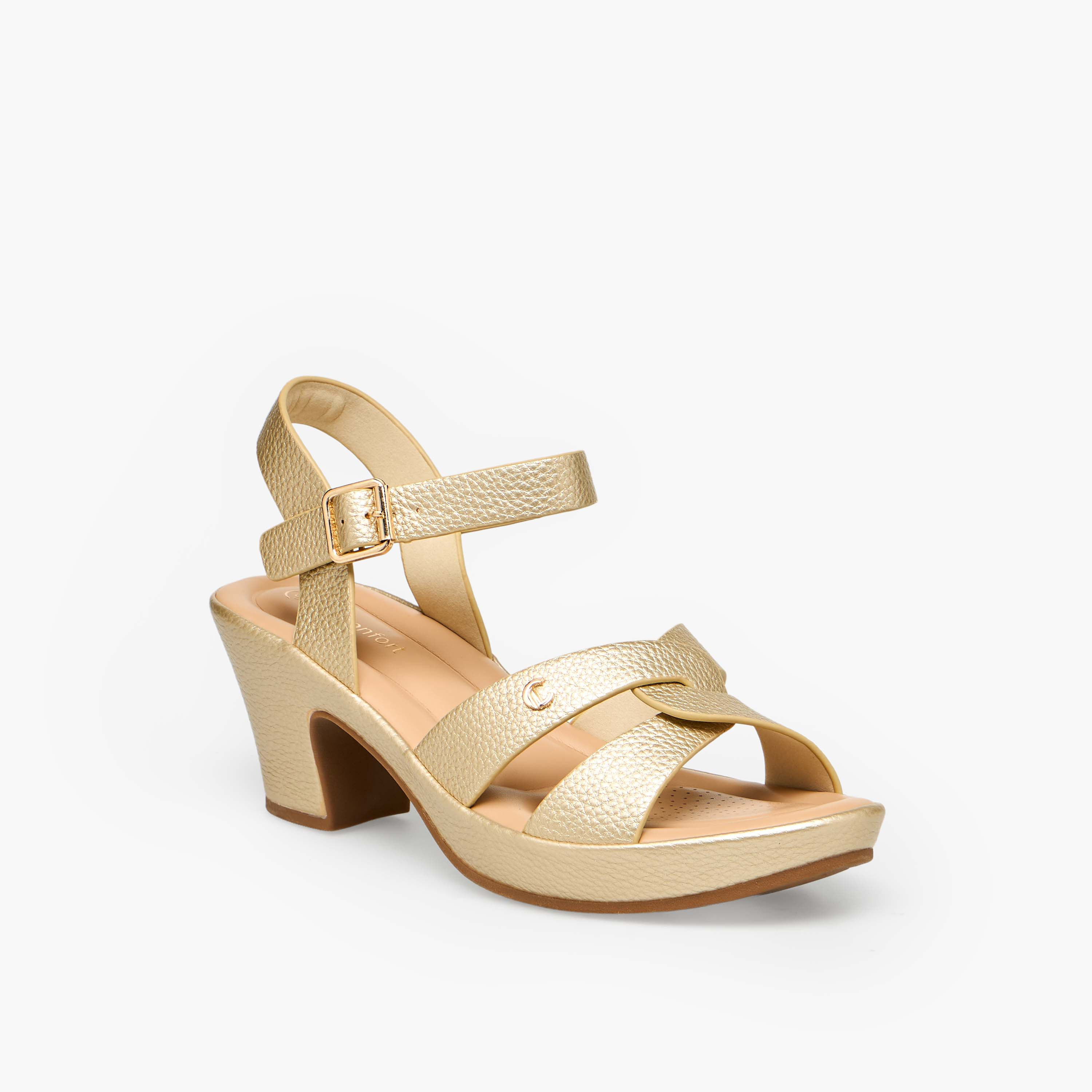 صندل نسائي بكعب بلوك من لو كونفورت-women-shoes-sandals-heeled-image-2
