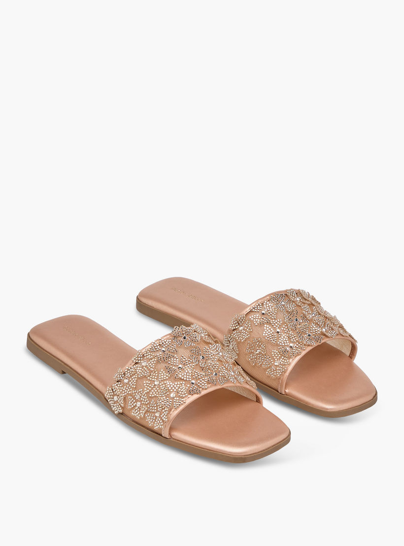 صندل نسائي أنيق مزين بالكريستال-women-shoes-flats-sandals-image-1