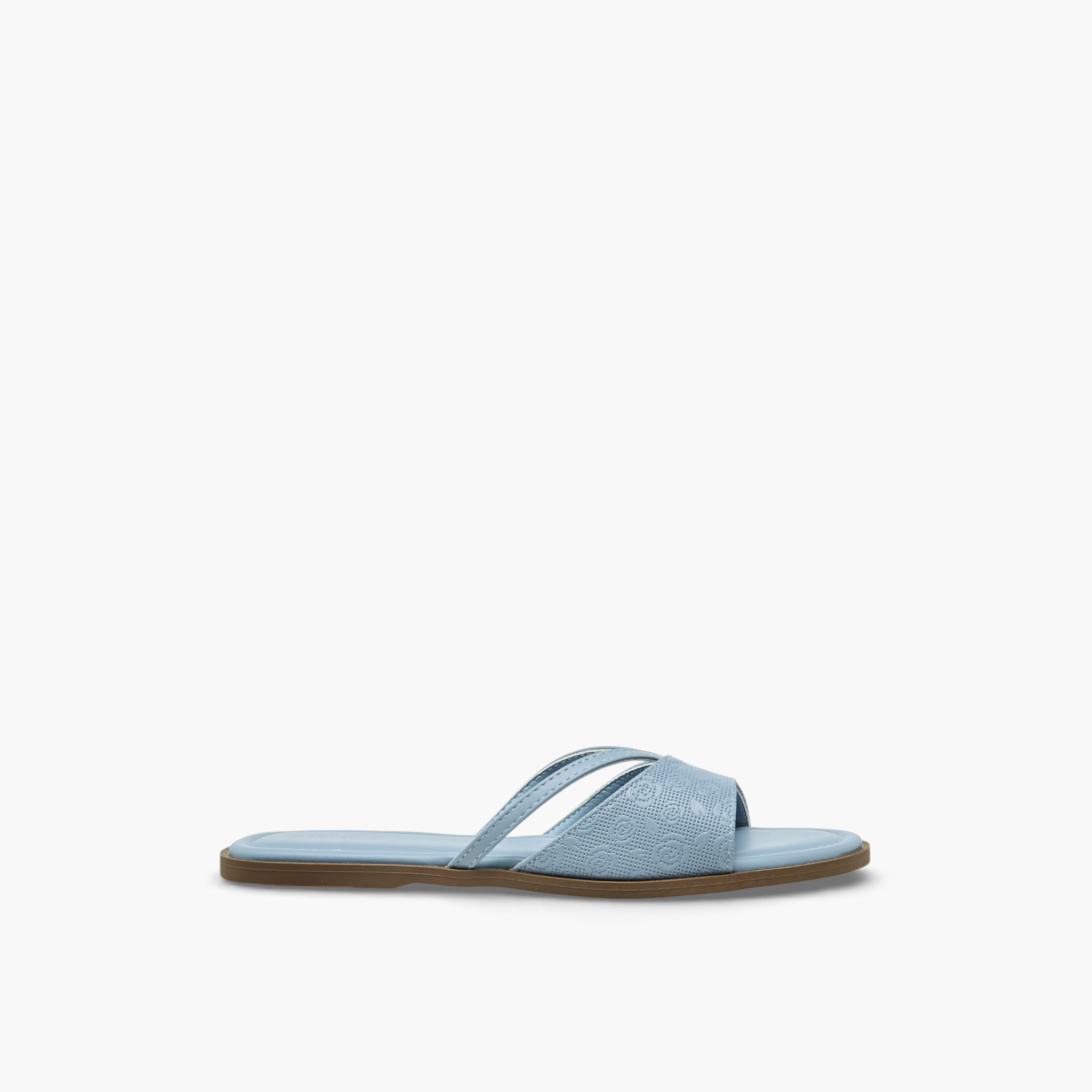 Flora Bella Women Textured Slip-On Flat Sandals-women-shoes-flats-sandals-image-3