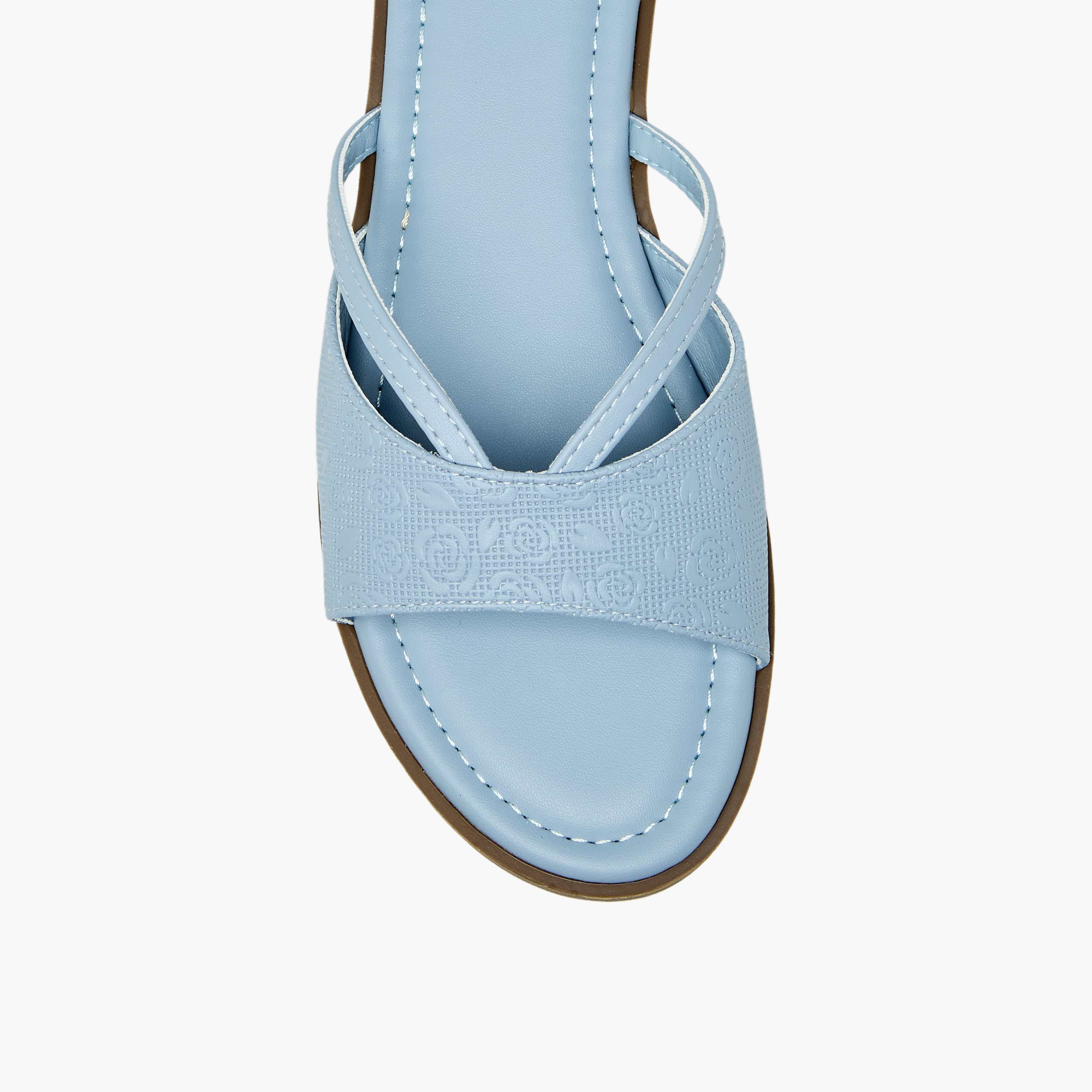 Flora Bella Women Textured Slip-On Flat Sandals-women-shoes-flats-sandals-image-4