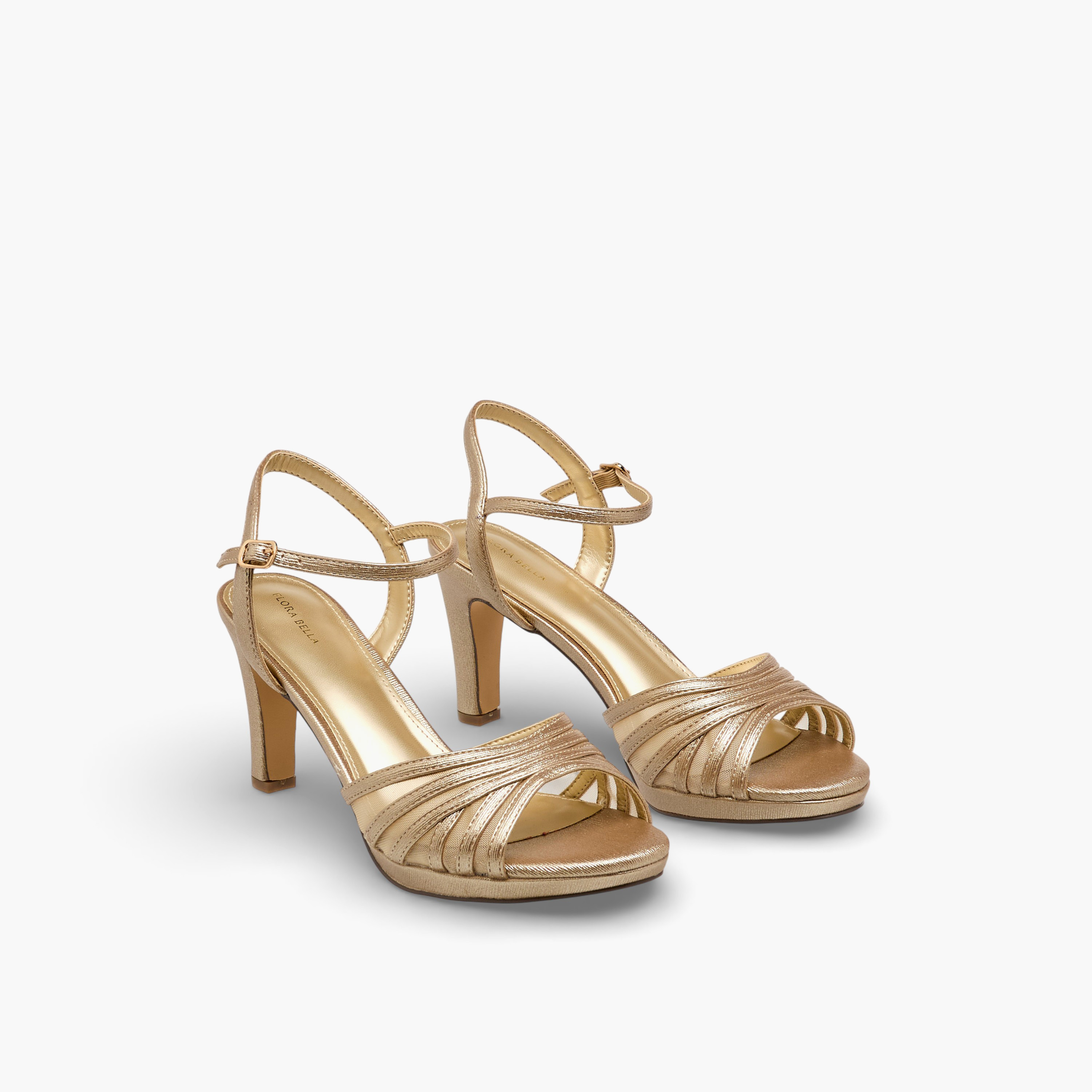 صندل بأحزمة وكعب مخروطي للنساء من فلورا بيلا-women-shoes-sandals-heeled-image-1