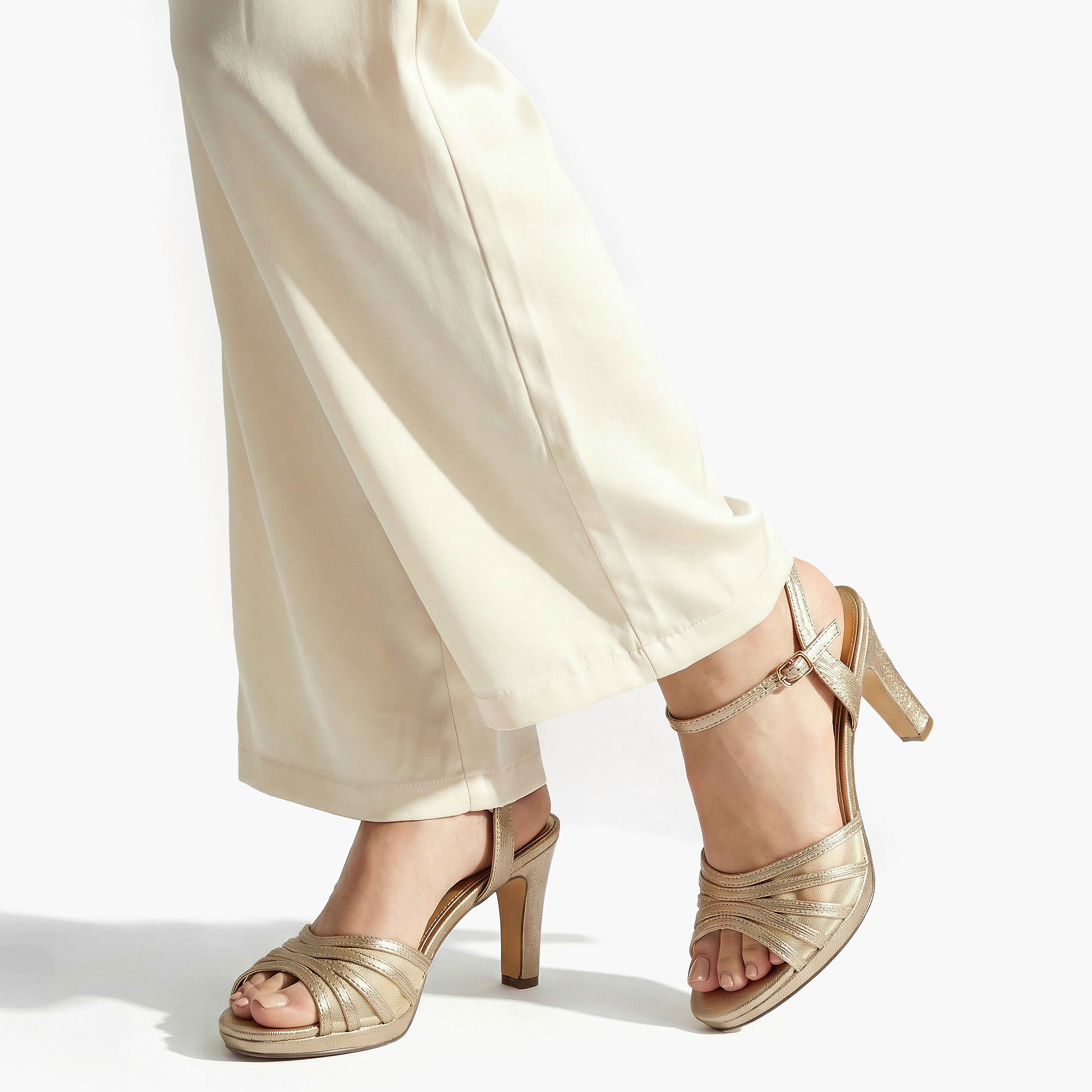 صندل بأحزمة وكعب مخروطي للنساء من فلورا بيلا-women-shoes-sandals-heeled-image-2