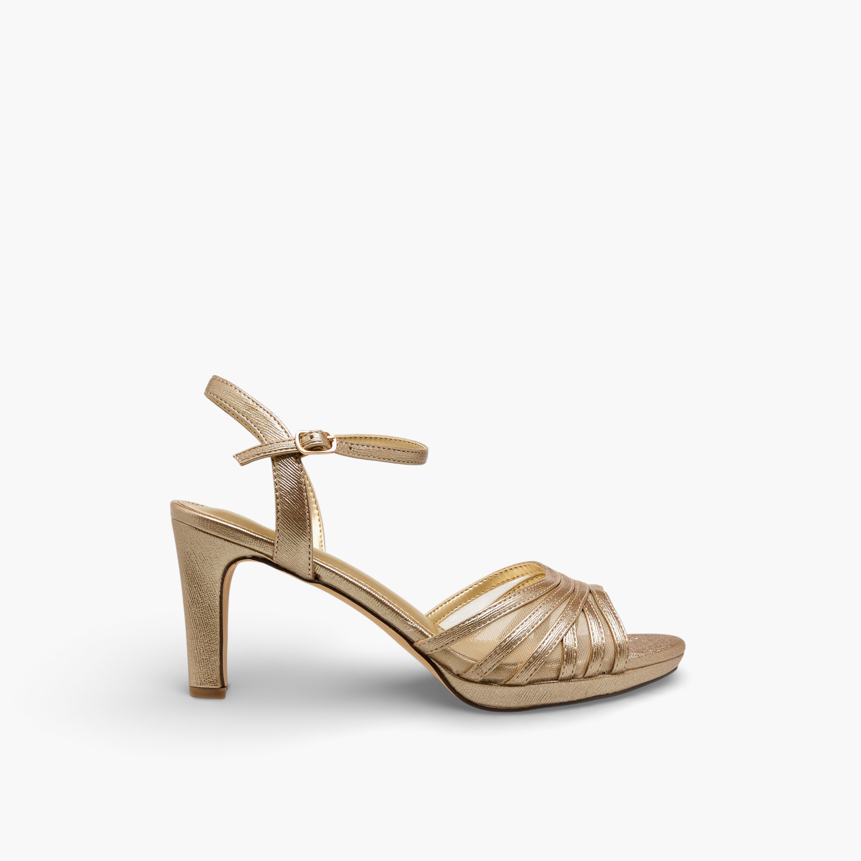 صندل بأحزمة وكعب مخروطي للنساء من فلورا بيلا-women-shoes-sandals-heeled-image-4