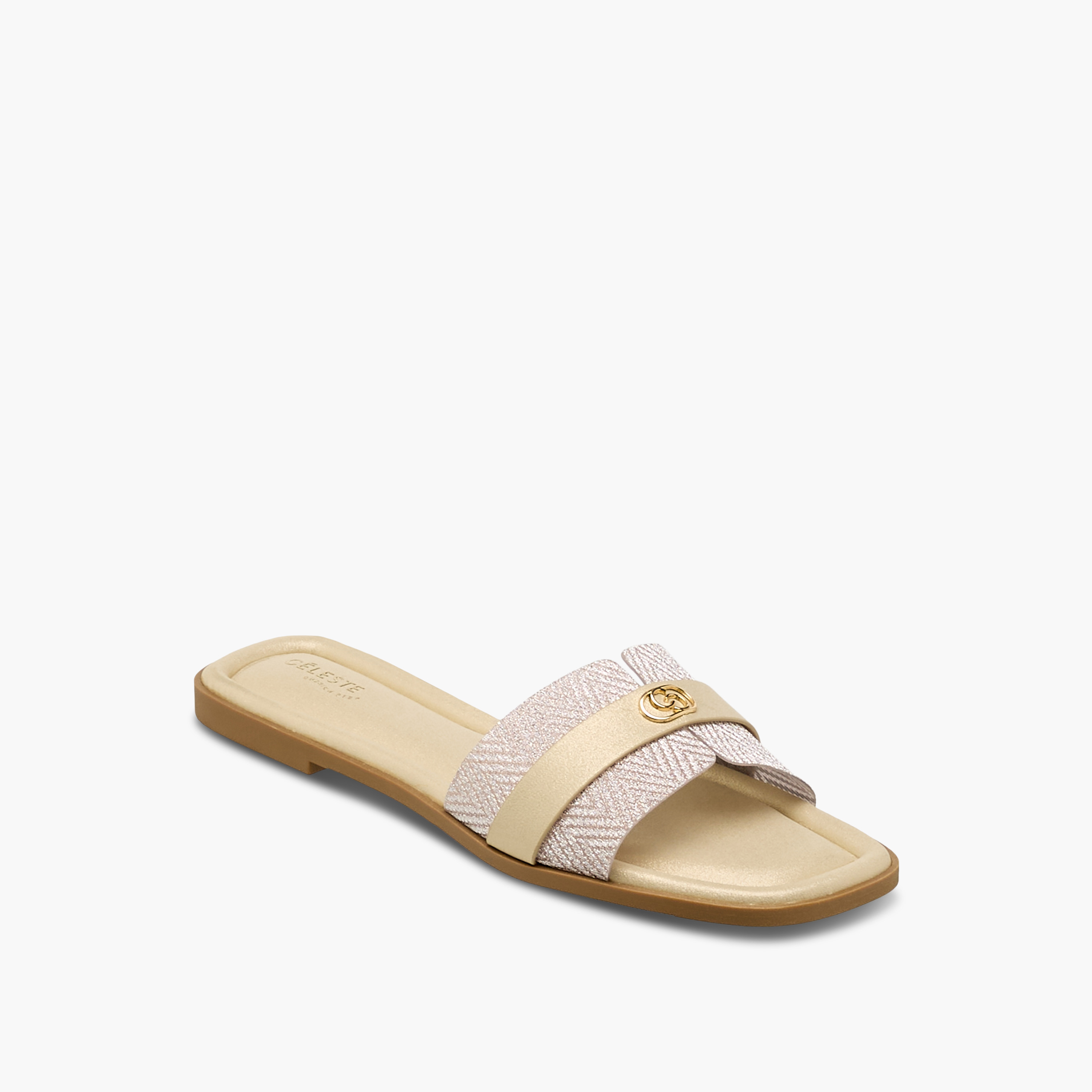 Celeste Women Glitter Detail Sandals-women-shoes-flats-sandals-image-2