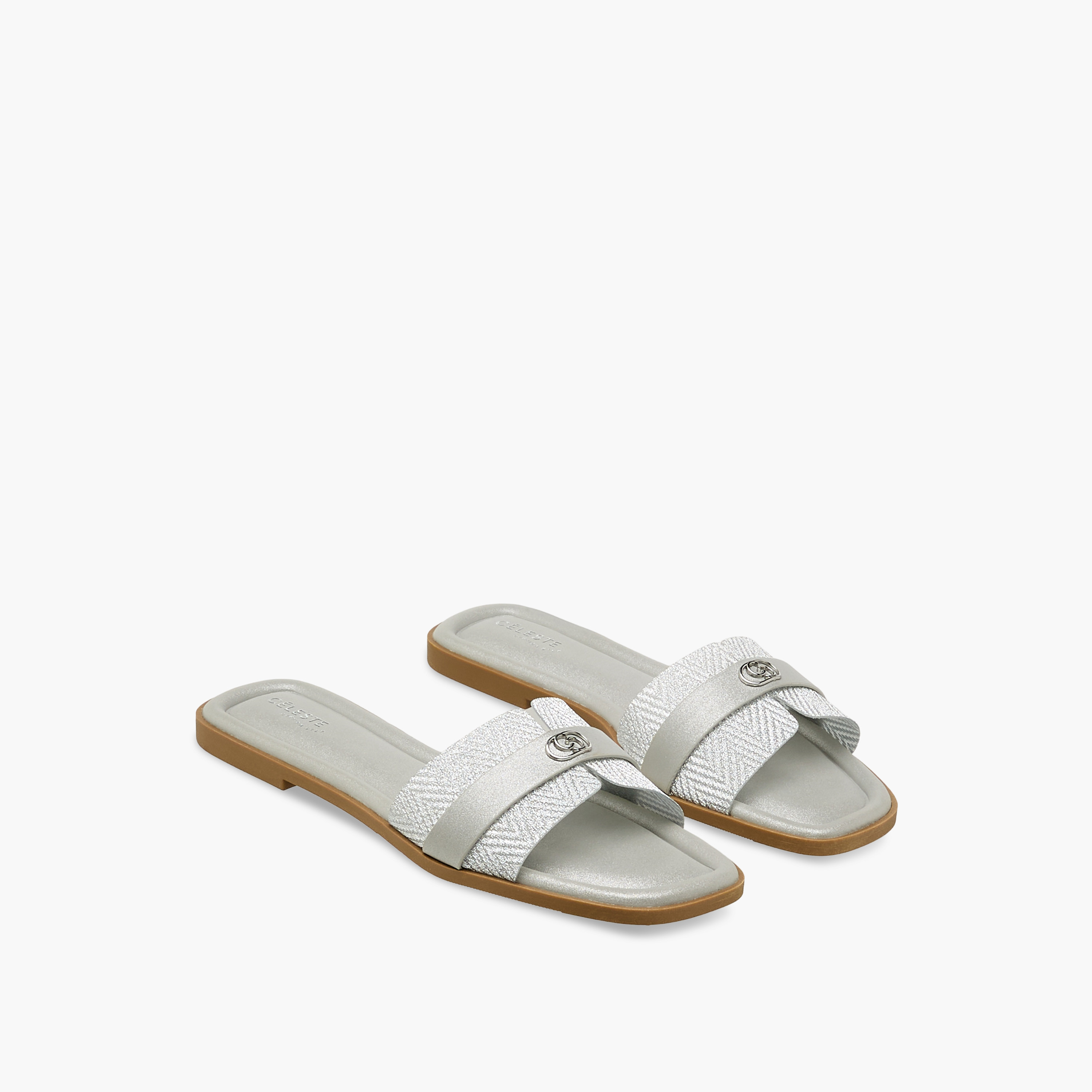 Celeste Women Glitter Detail Sandals-women-shoes-flats-sandals-image-1